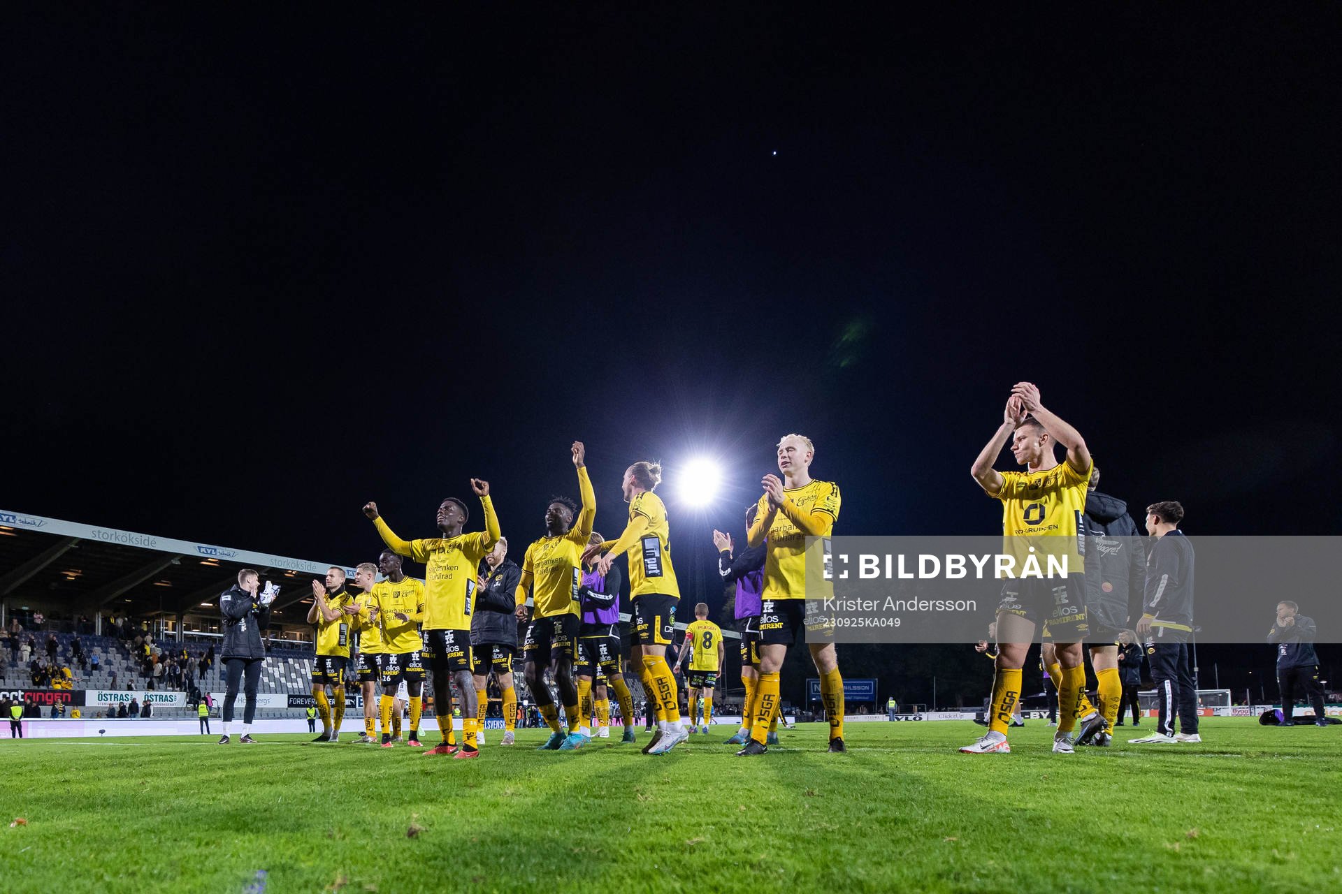 Elfsborgs spelare jublar