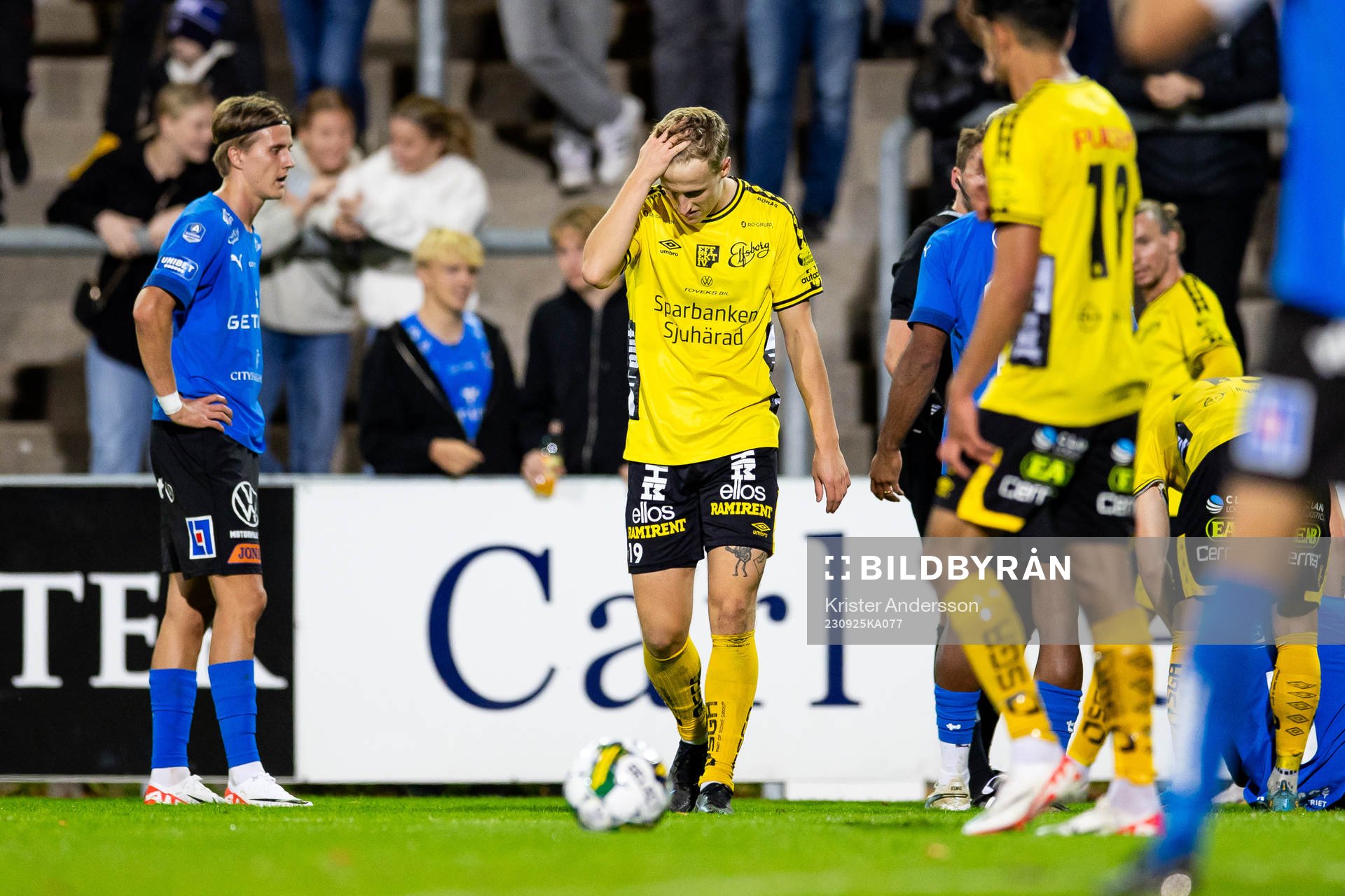Elfsborgs Jeppe Møldrup Okkels deppar