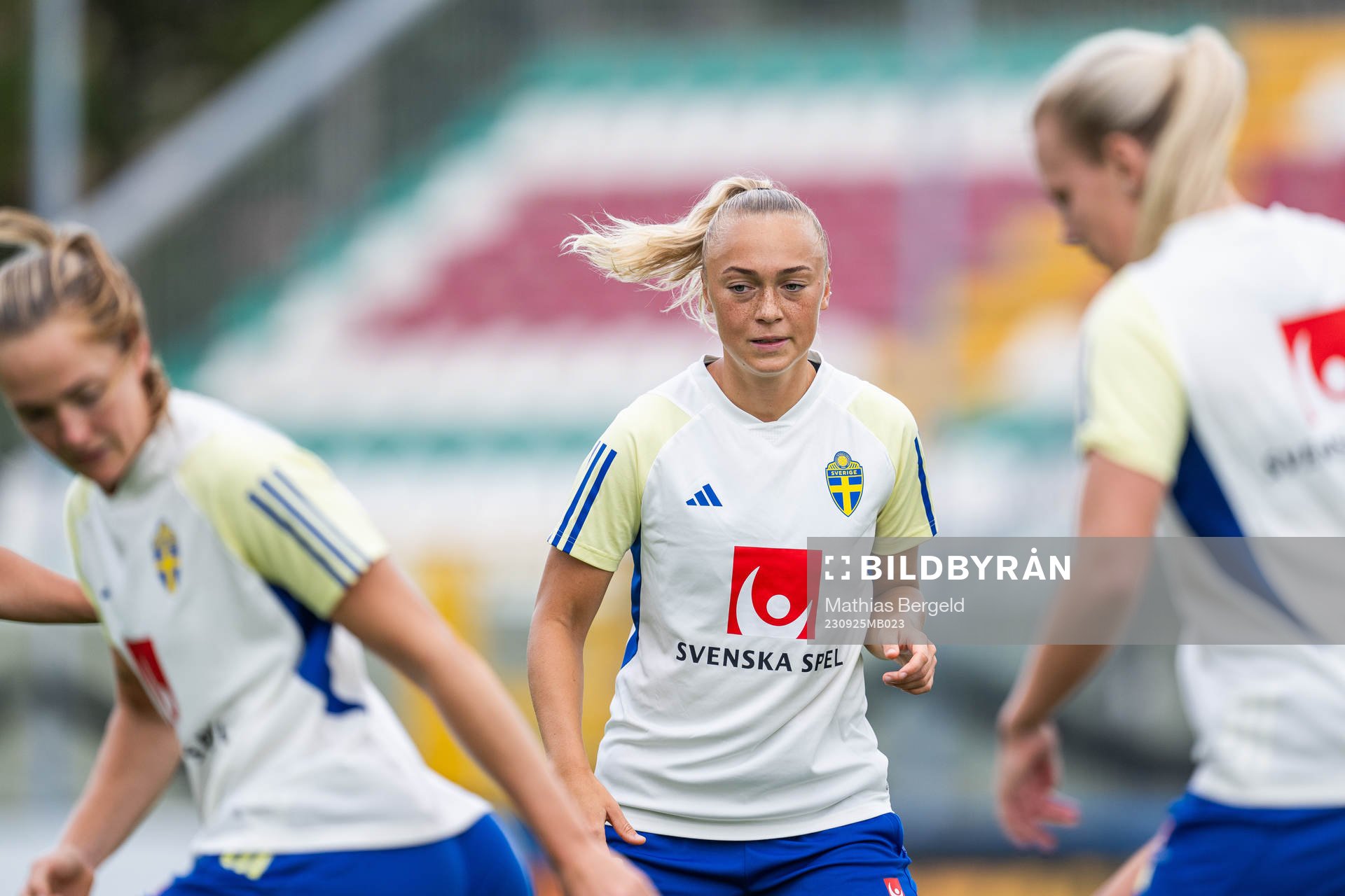 Hanna Bennison of the Swedish women's national football team
