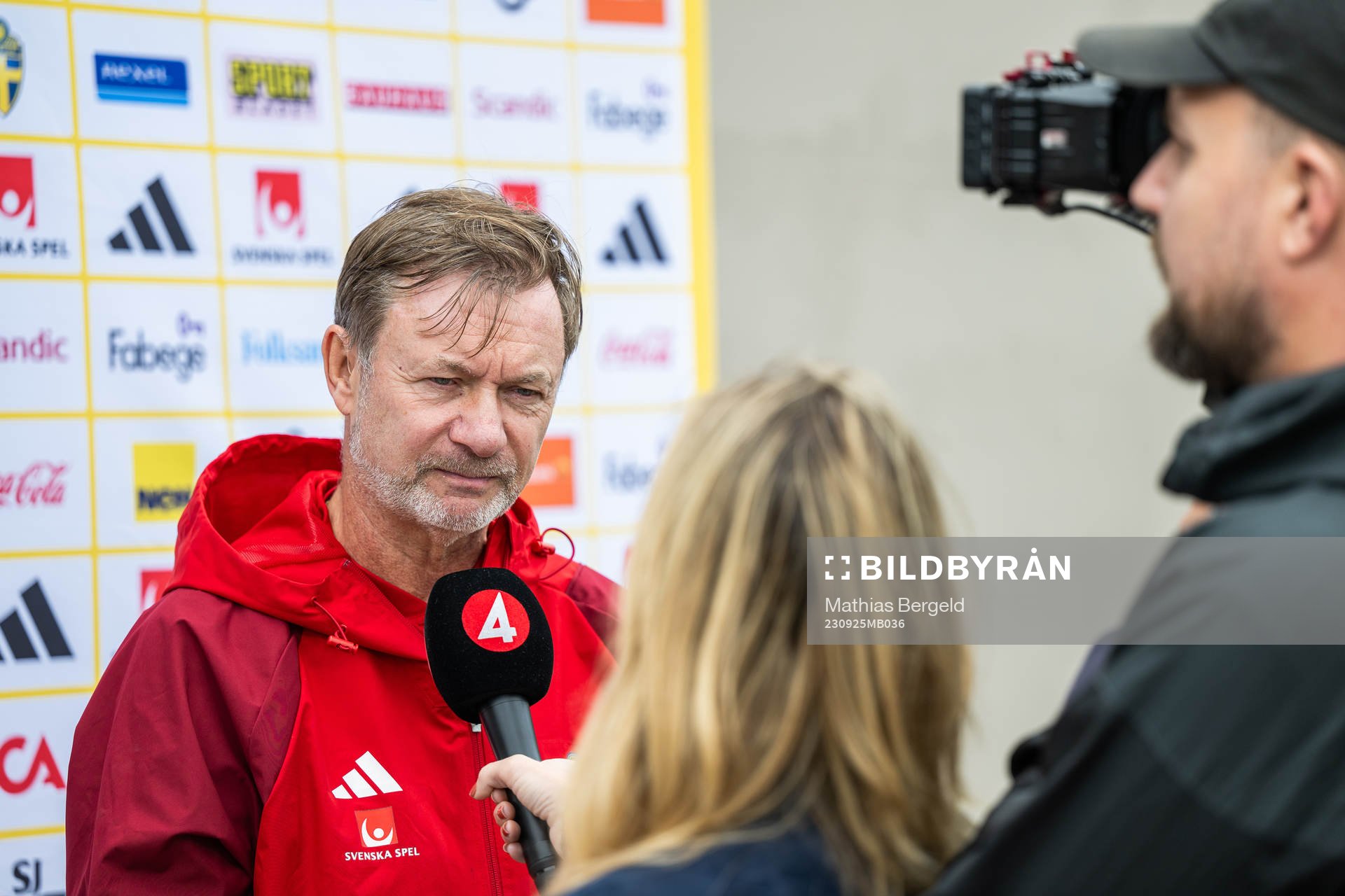 Head coach Peter Gerhardsson of the Swedish women's
