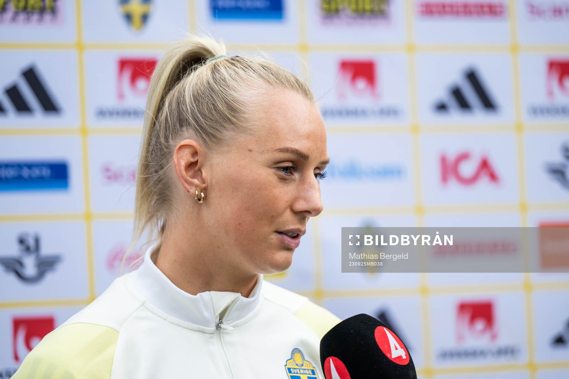 Stina Blackstenius of the Swedish women's national football