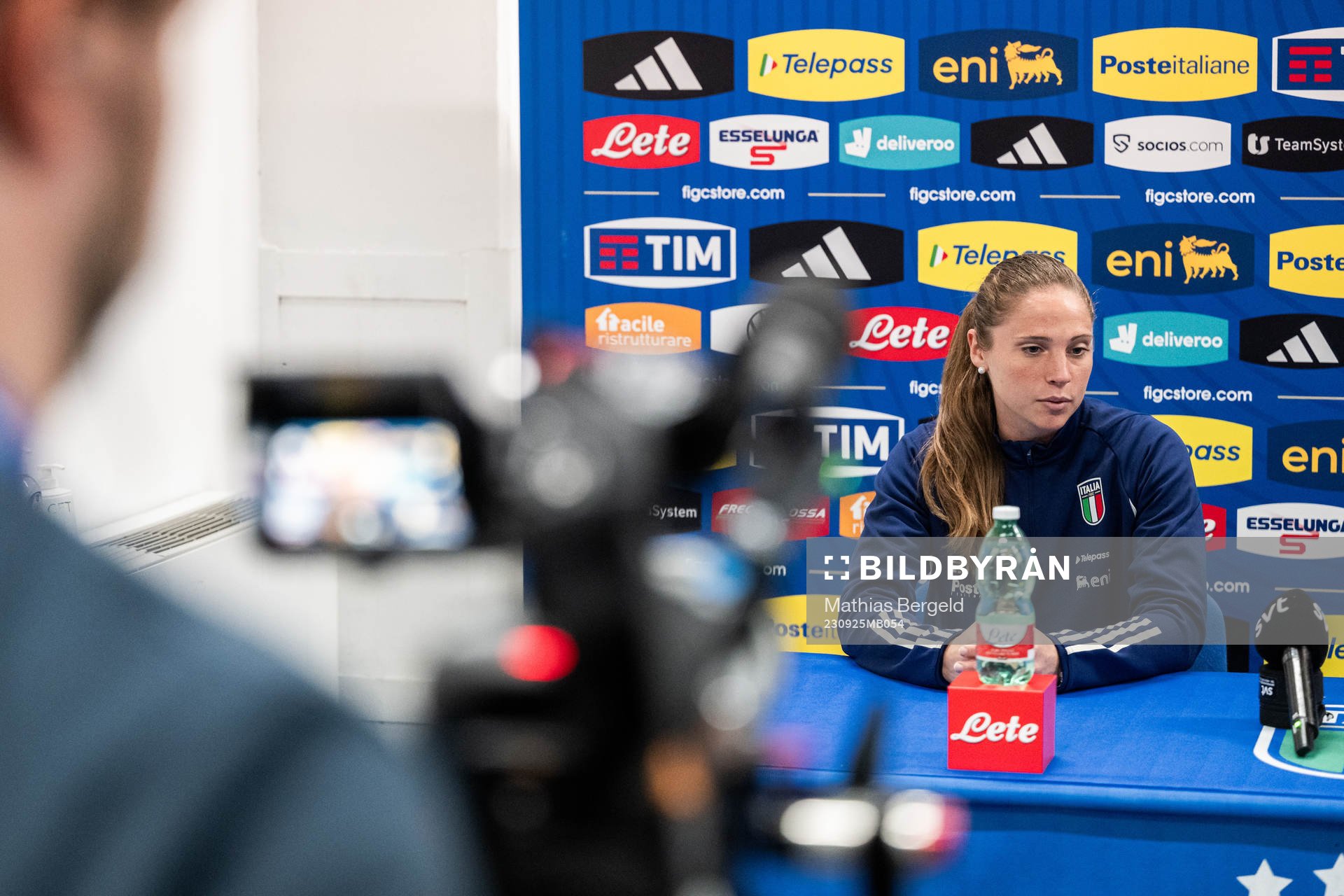 Goalkeeper Laura Giuliani of the Italian women's national
