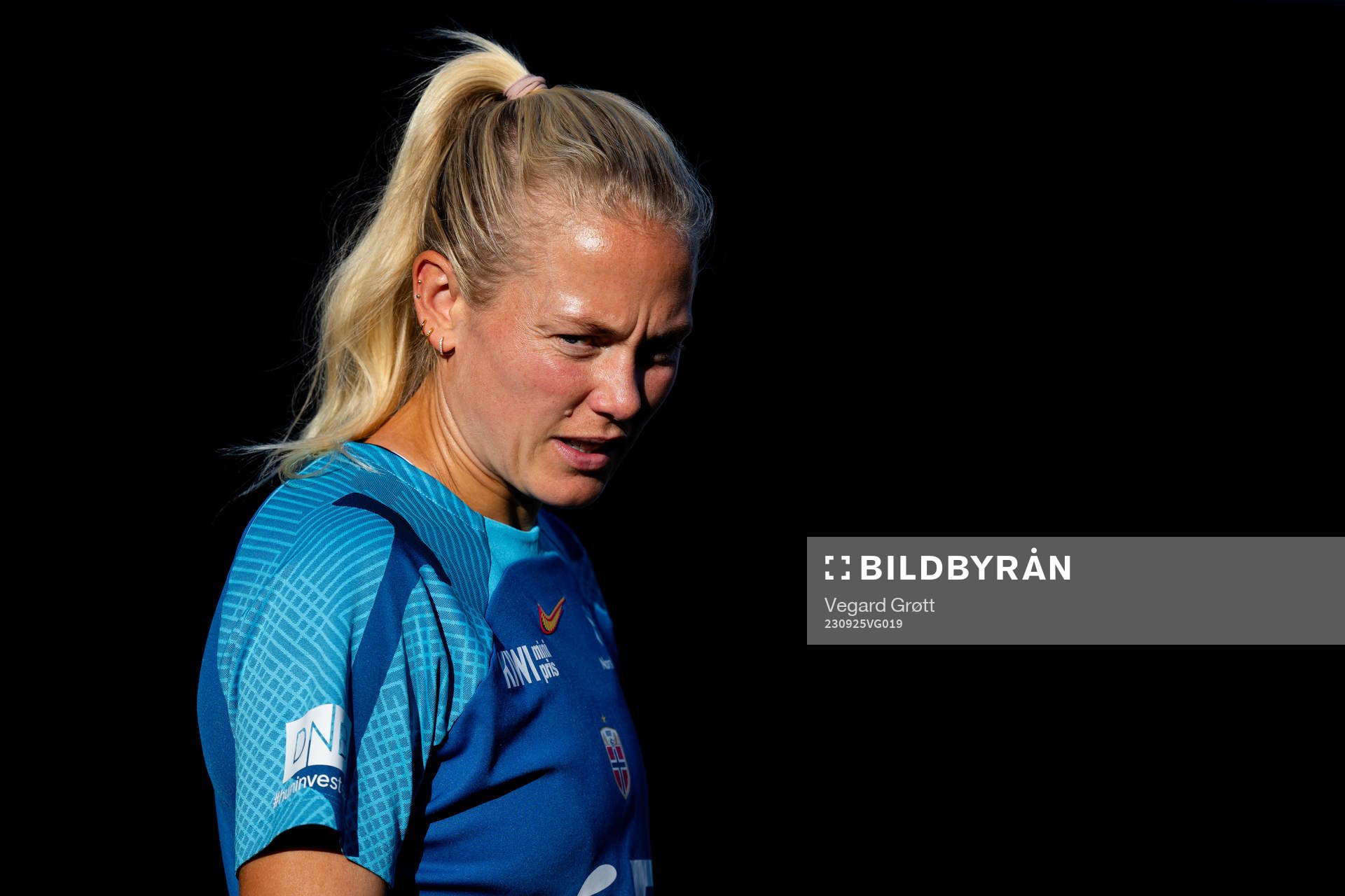 Guro Bergsvand of the Norwegian women's national football