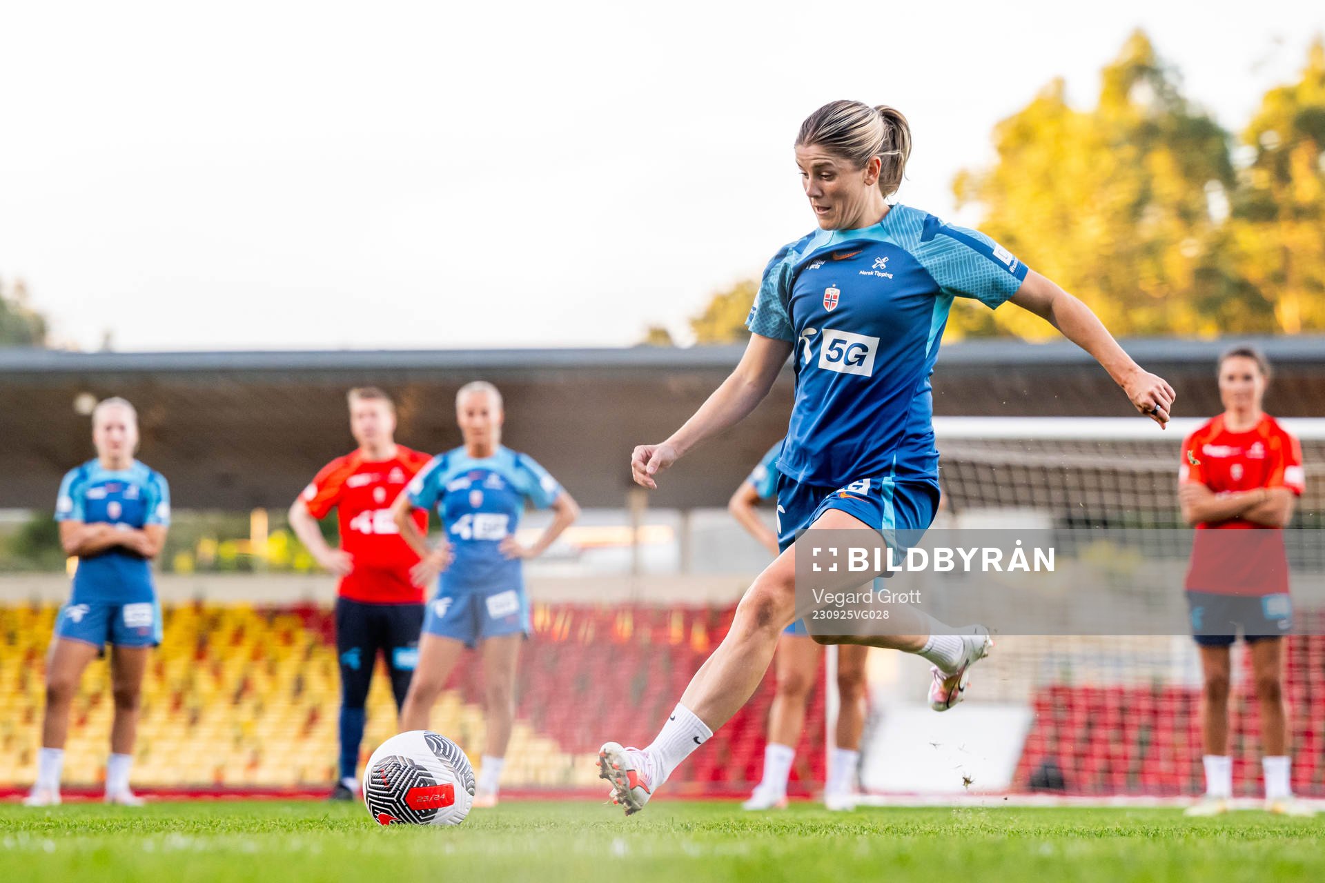 Maren Mjelde of the Norwegian women's national football team