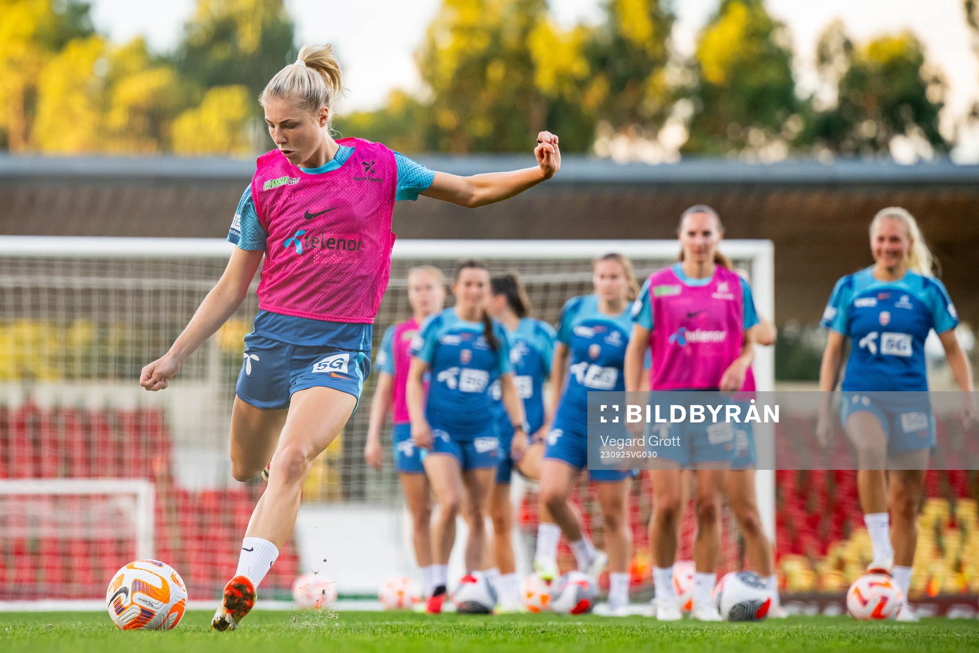 Sophie Román Haug of the Norwegian women's national