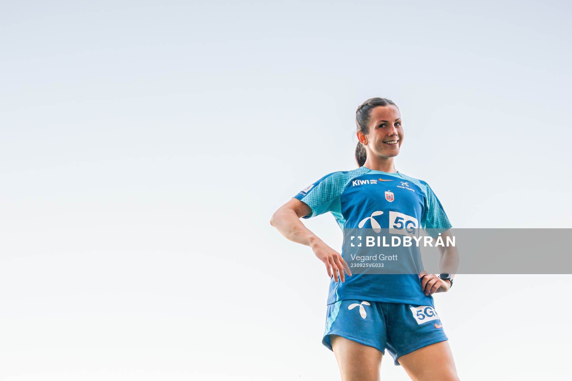 Tuva Hansen of the Norwegian women's national football team