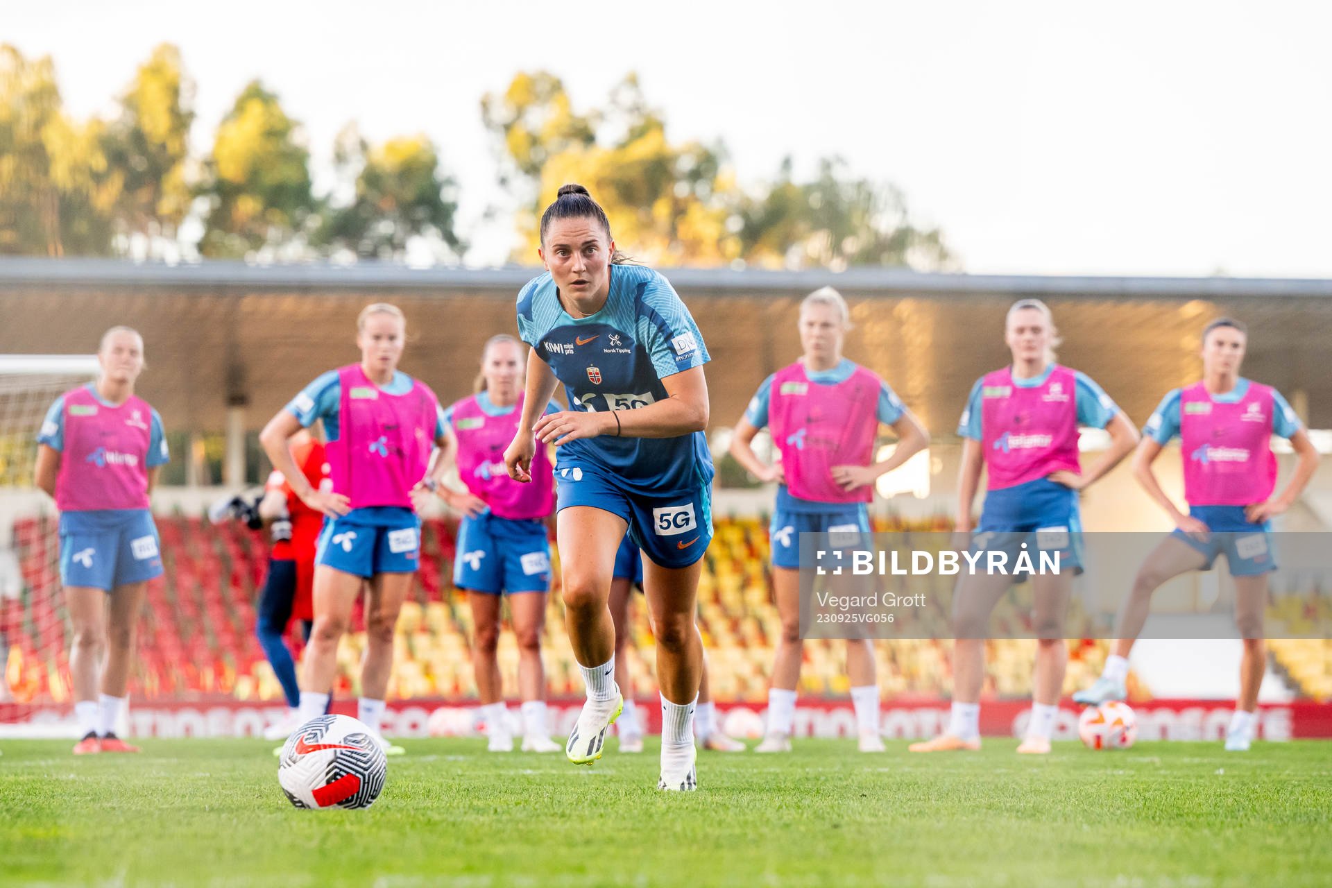 Vilde Bøe Risa of the Norwegian women's national football