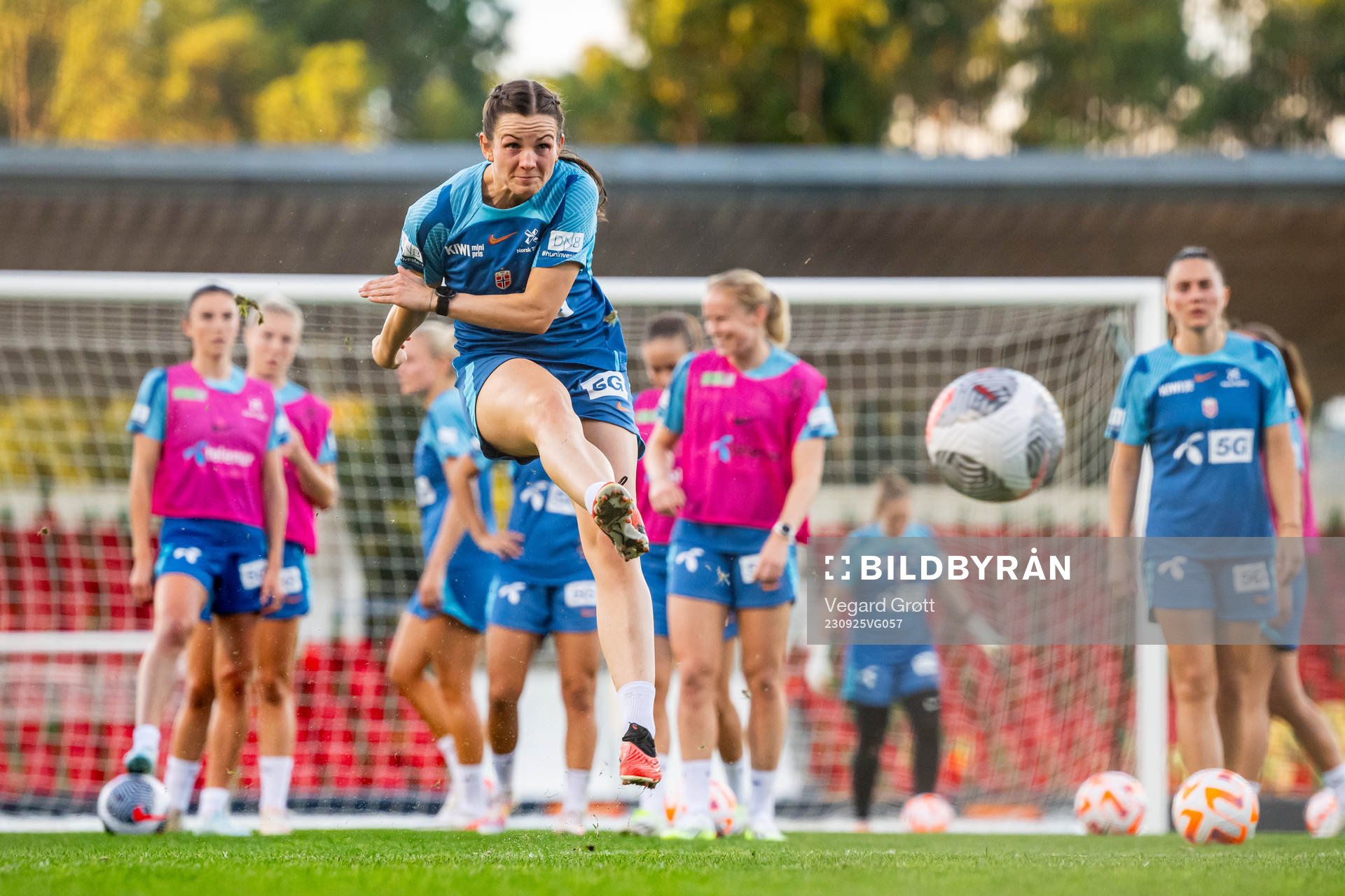 Tuva Hansen of the Norwegian women's national football team