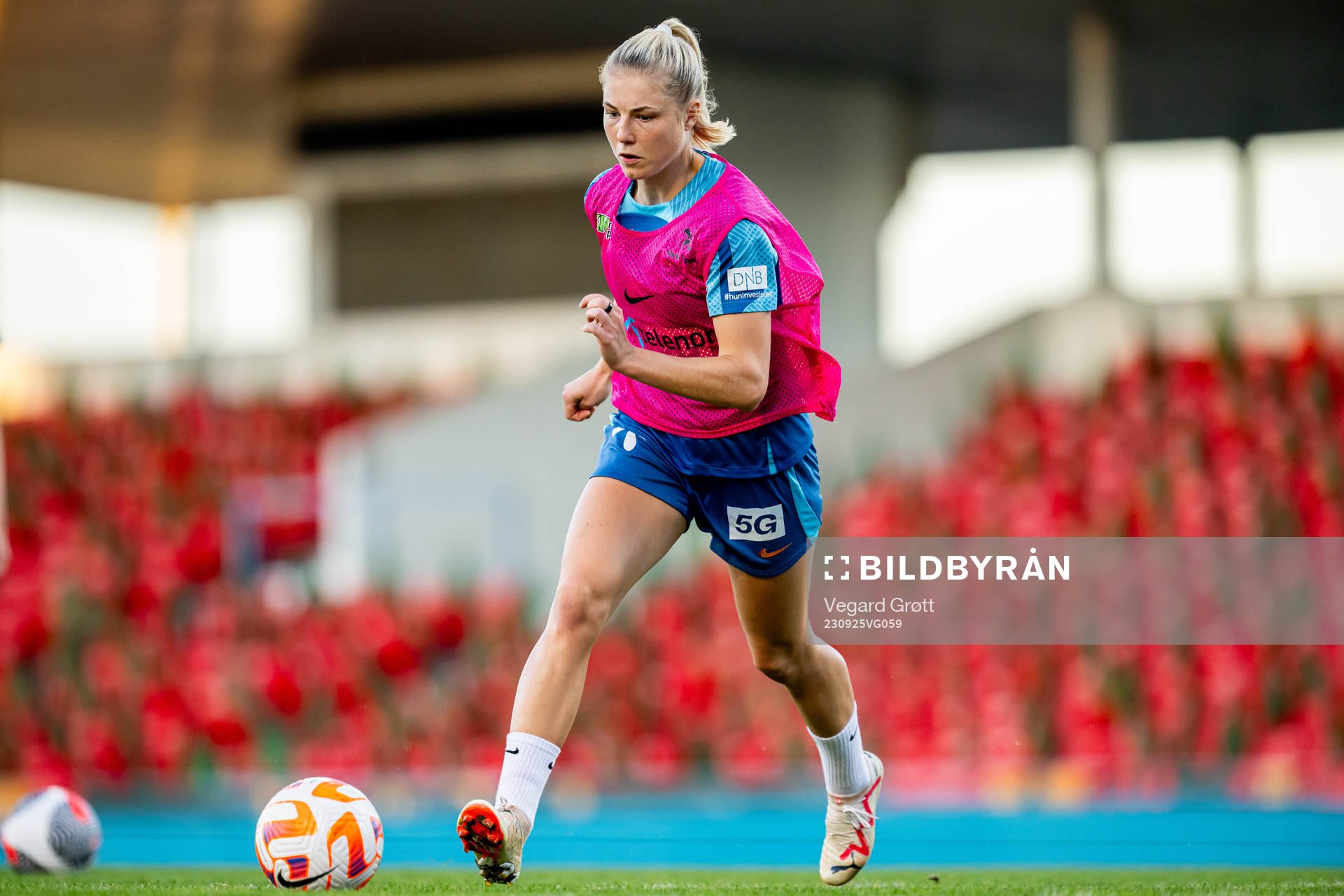 Sophie Román Haug of the Norwegian women's national