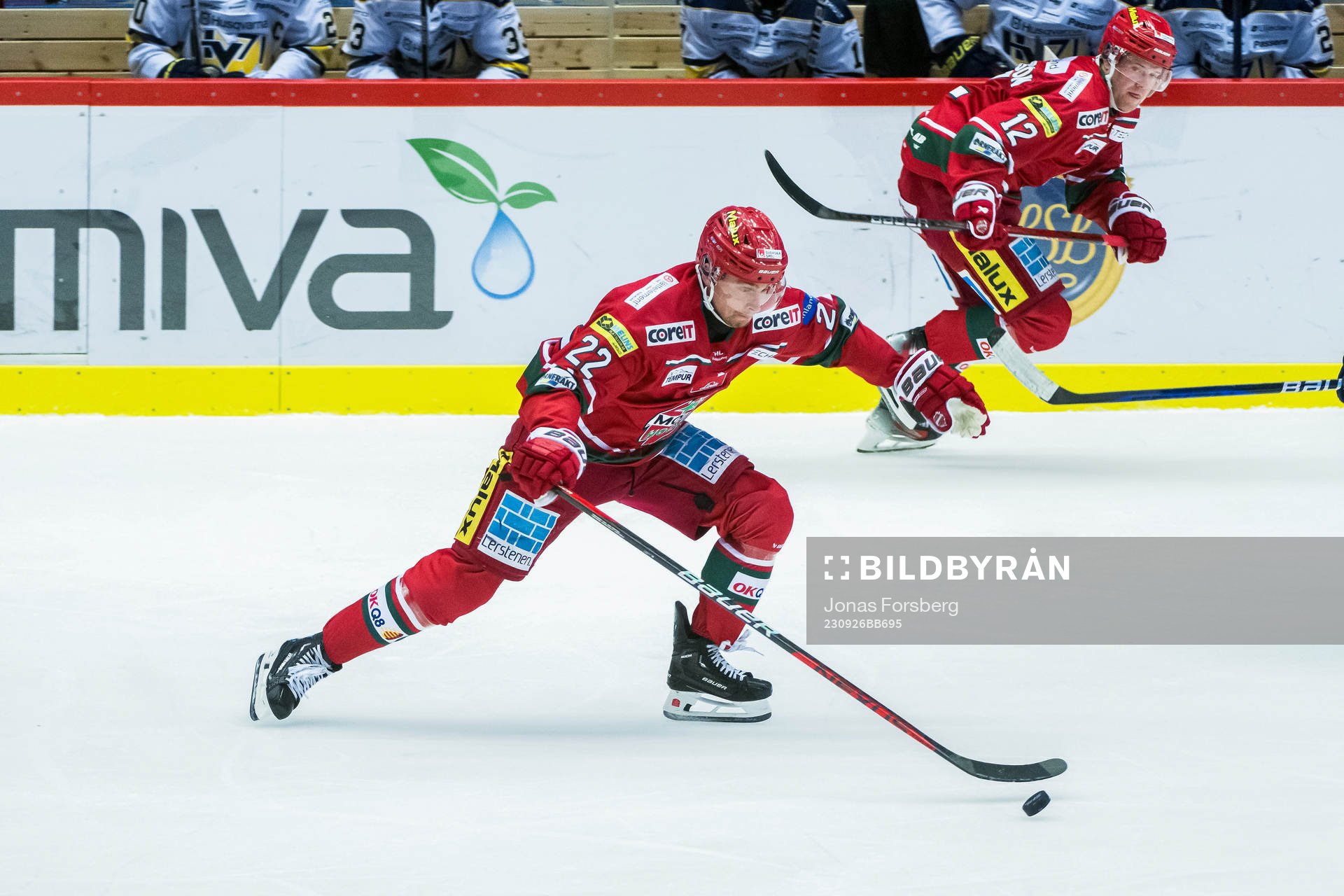 MoDos Adam Pettersson Oscar Pettersson och HV71s Anton