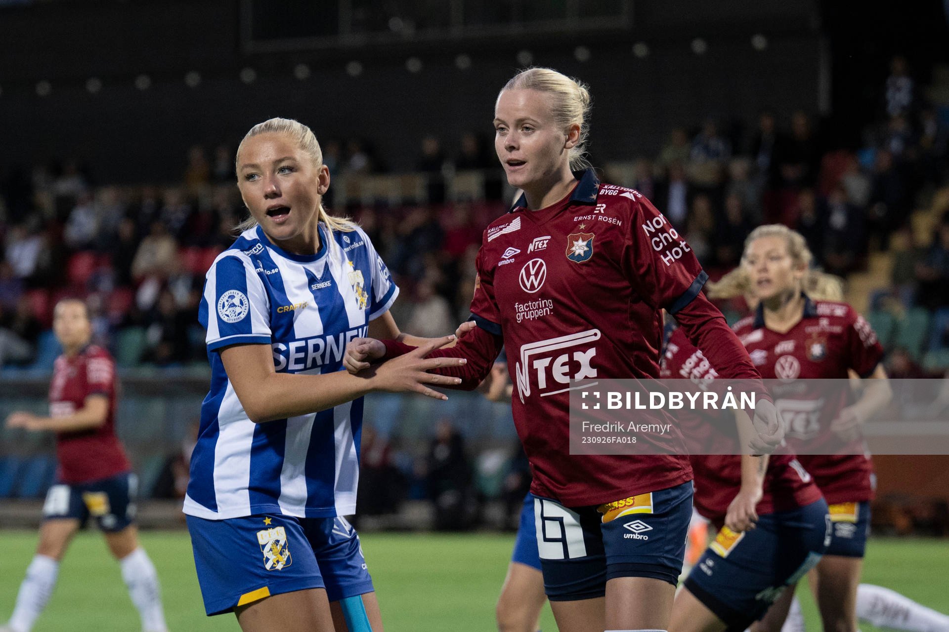 IFK Göteborgs Ebba Fjordskär och Örgrytes Ebba