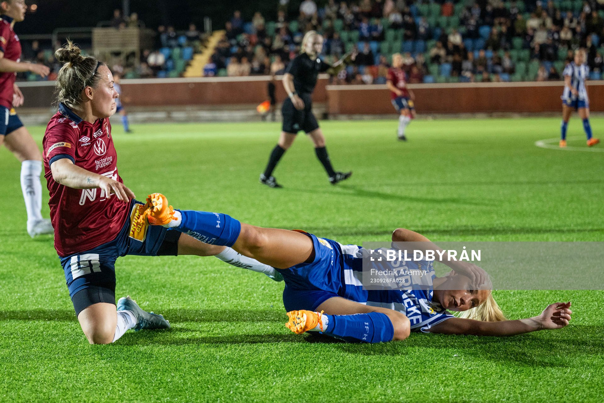 Örgrytes Emma Thölin och IFK Göteborgs Ebba Fjordskär