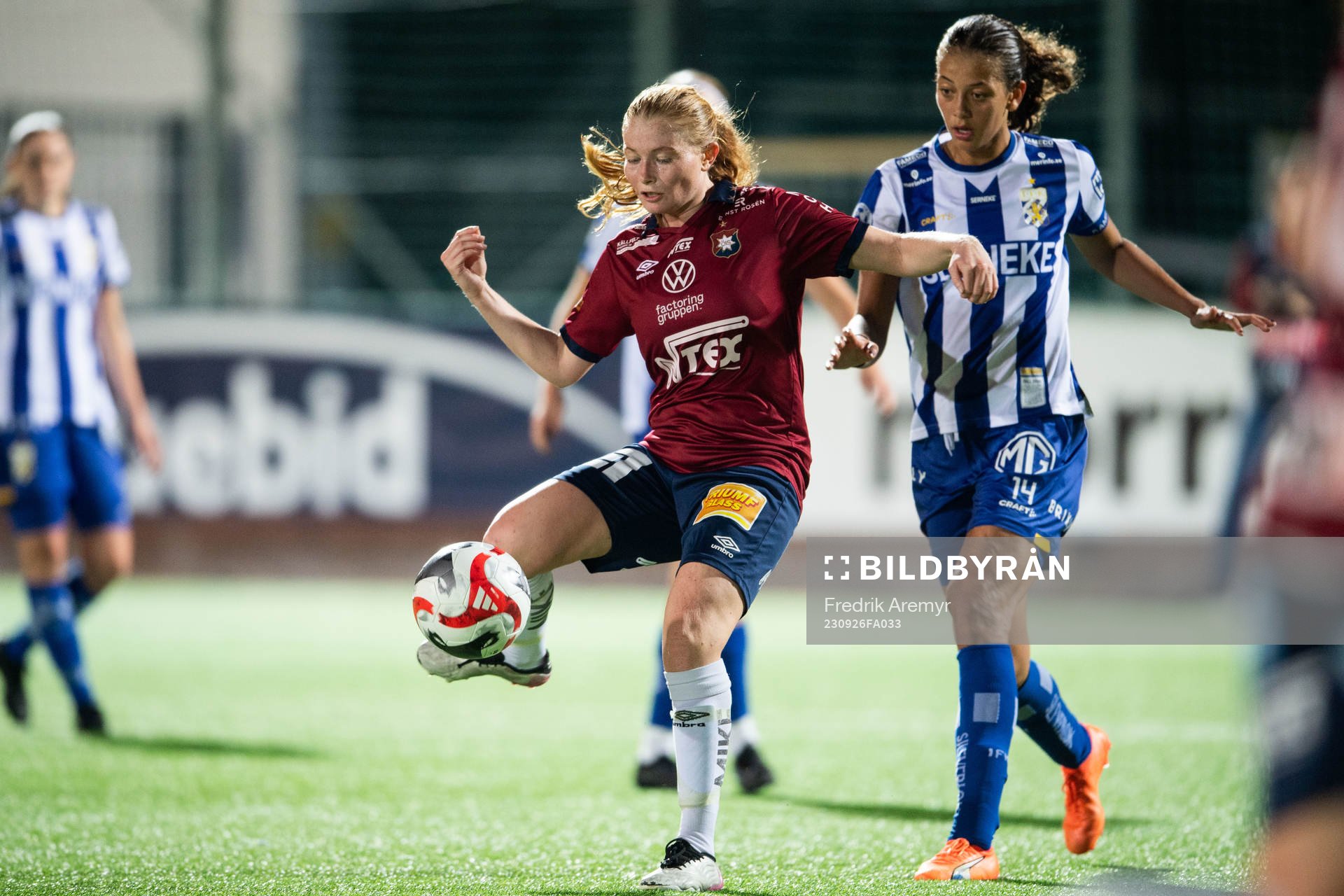 Örgrytes Mathilda Sjöström och IFK Göteborgs Malva