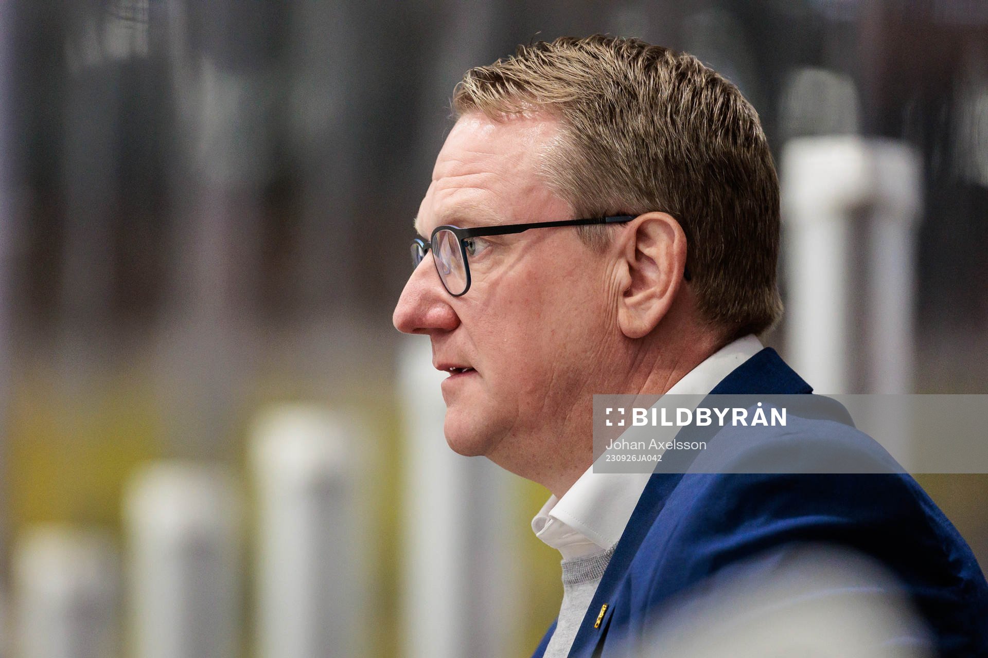 Södertäljes tränare Magnus Bogren