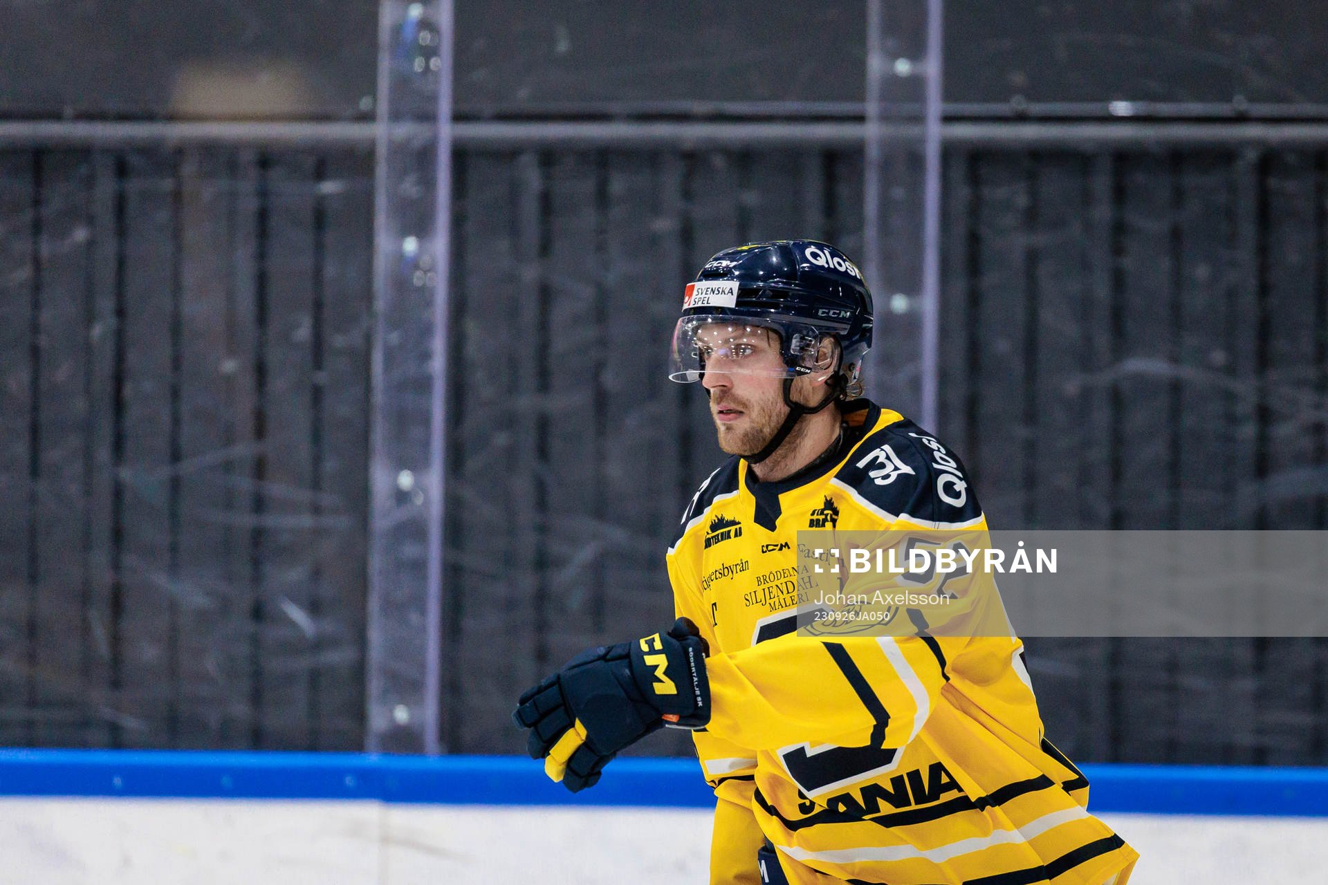 Södertäljes Christopher Liljewall jublar