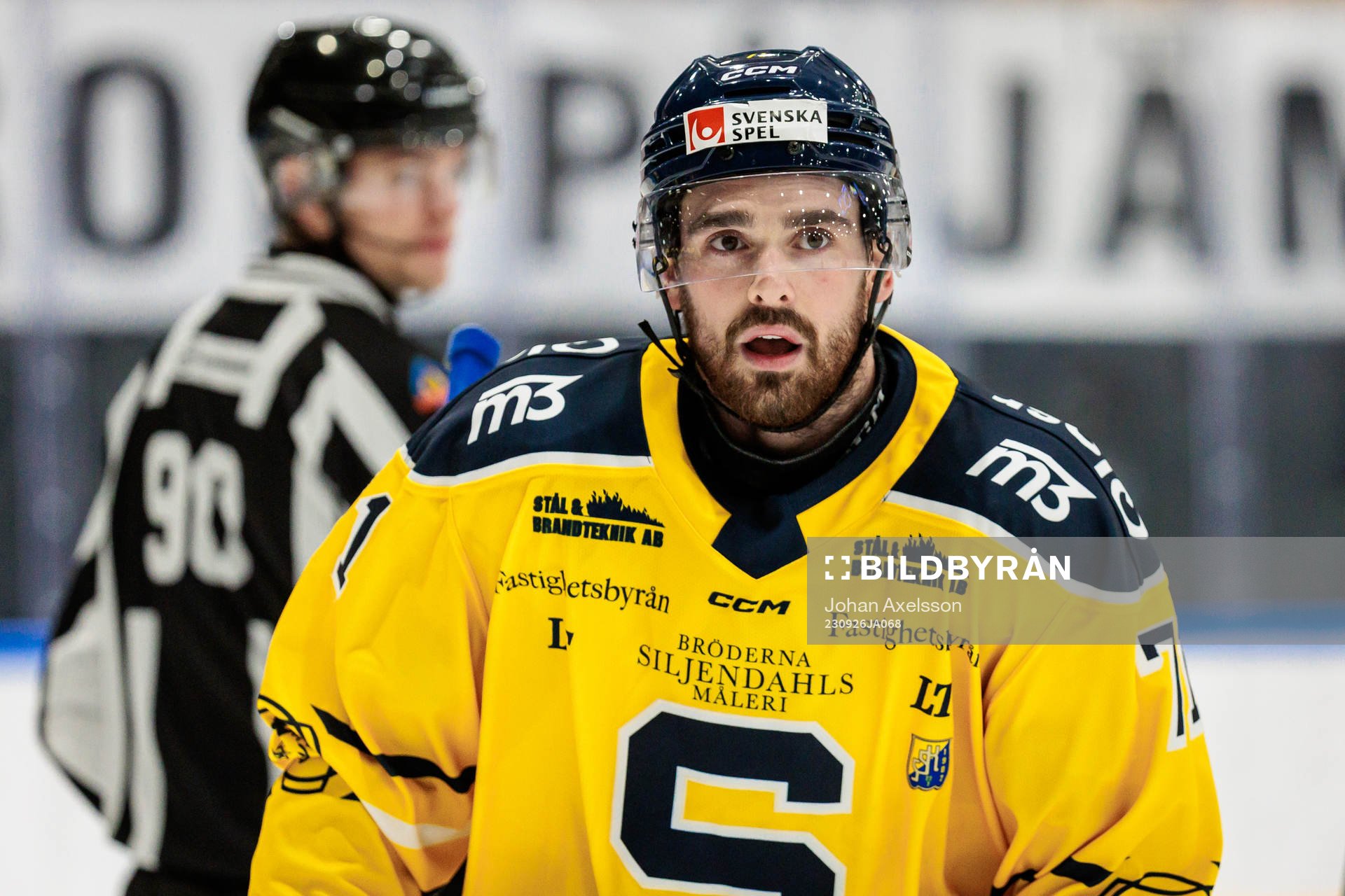 Södertäljes Dominic Turgeon jublar