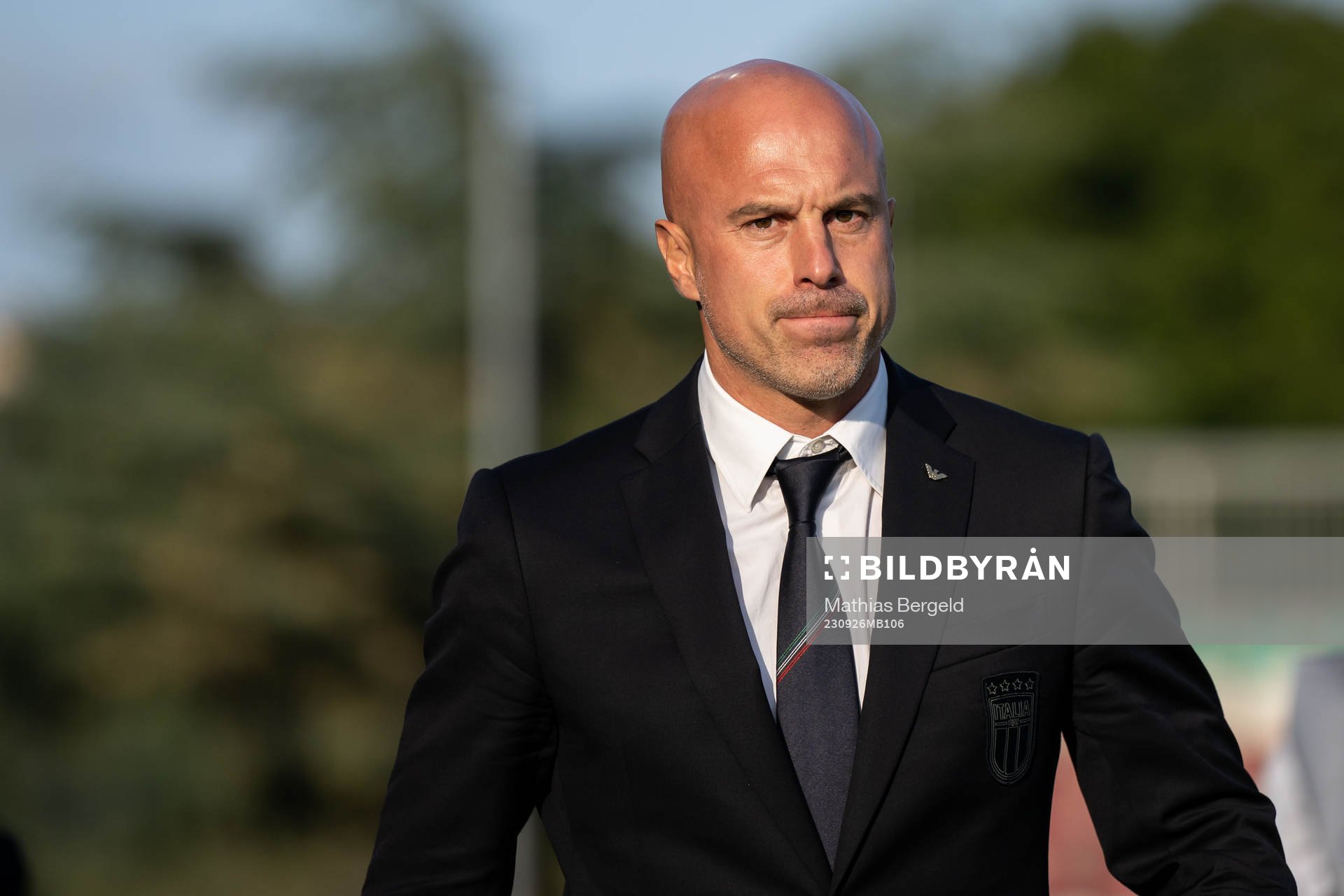 Head coach Andrea Soncin of Italy