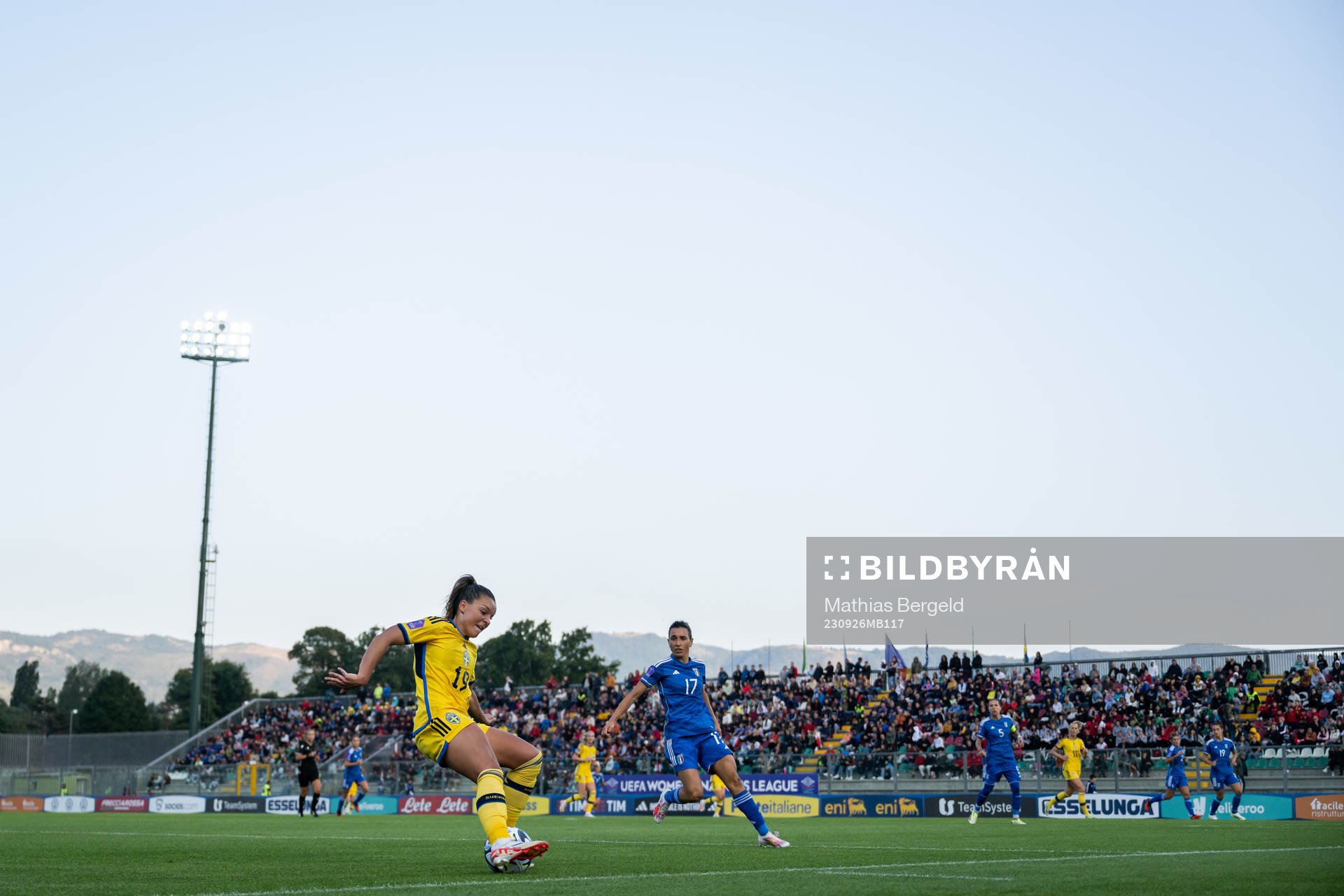 Johanna Rytting Kaneryd of Sweden and Lucia di Guglielmo of