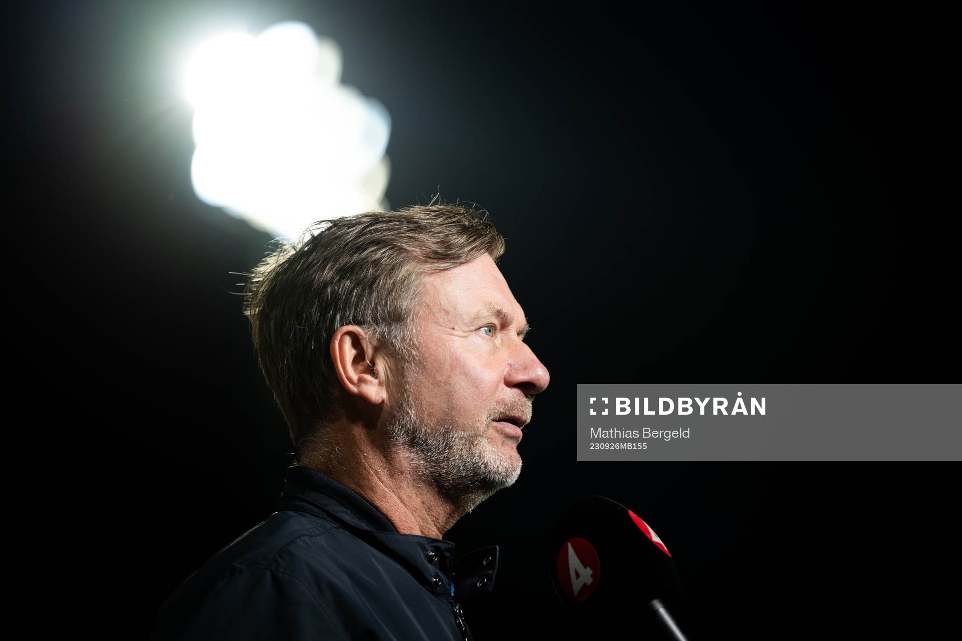 Head coach Peter Gerhardsson of Sweden speaks to media