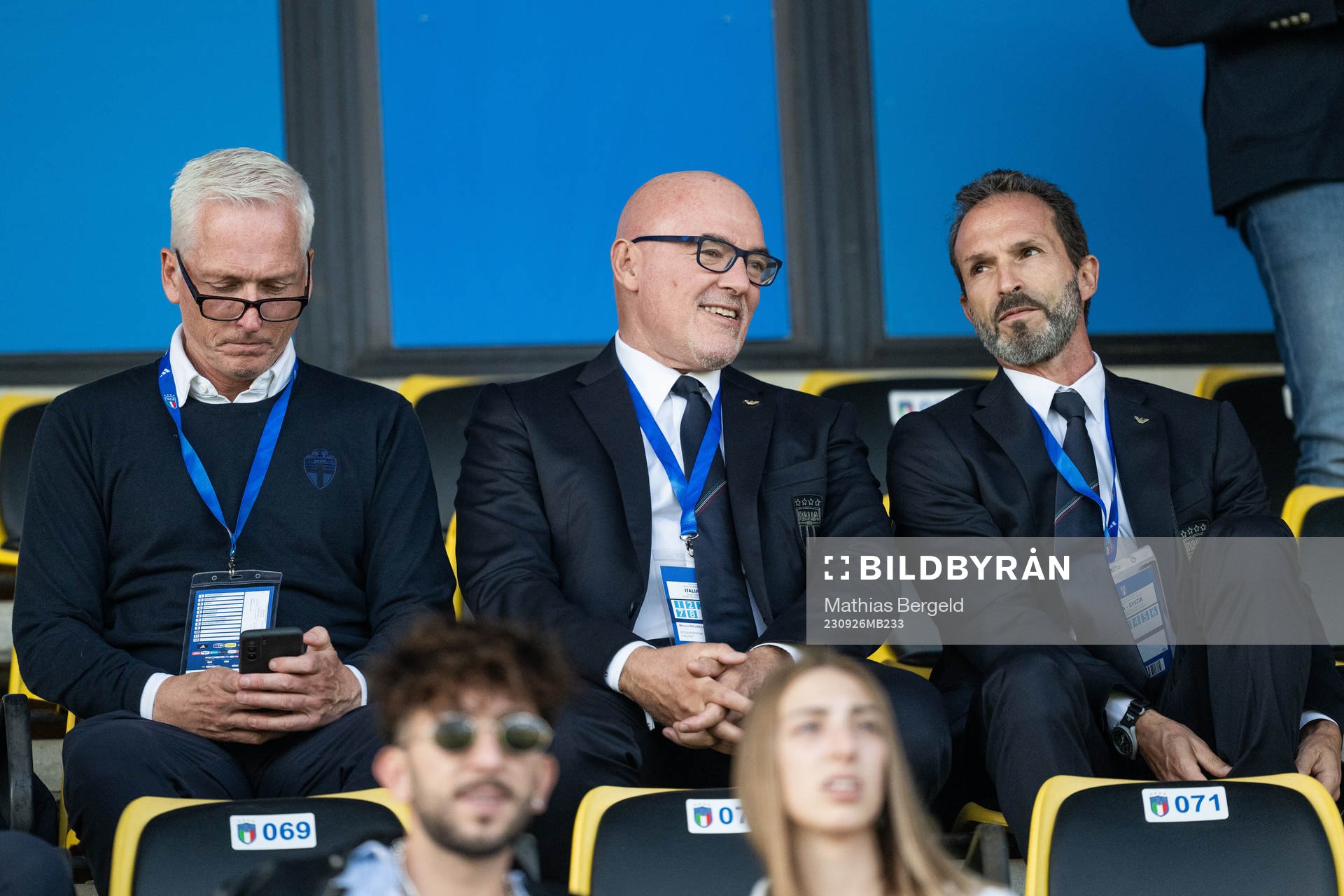 Håkan Sjöstrand (left), general secretary of the Swedish