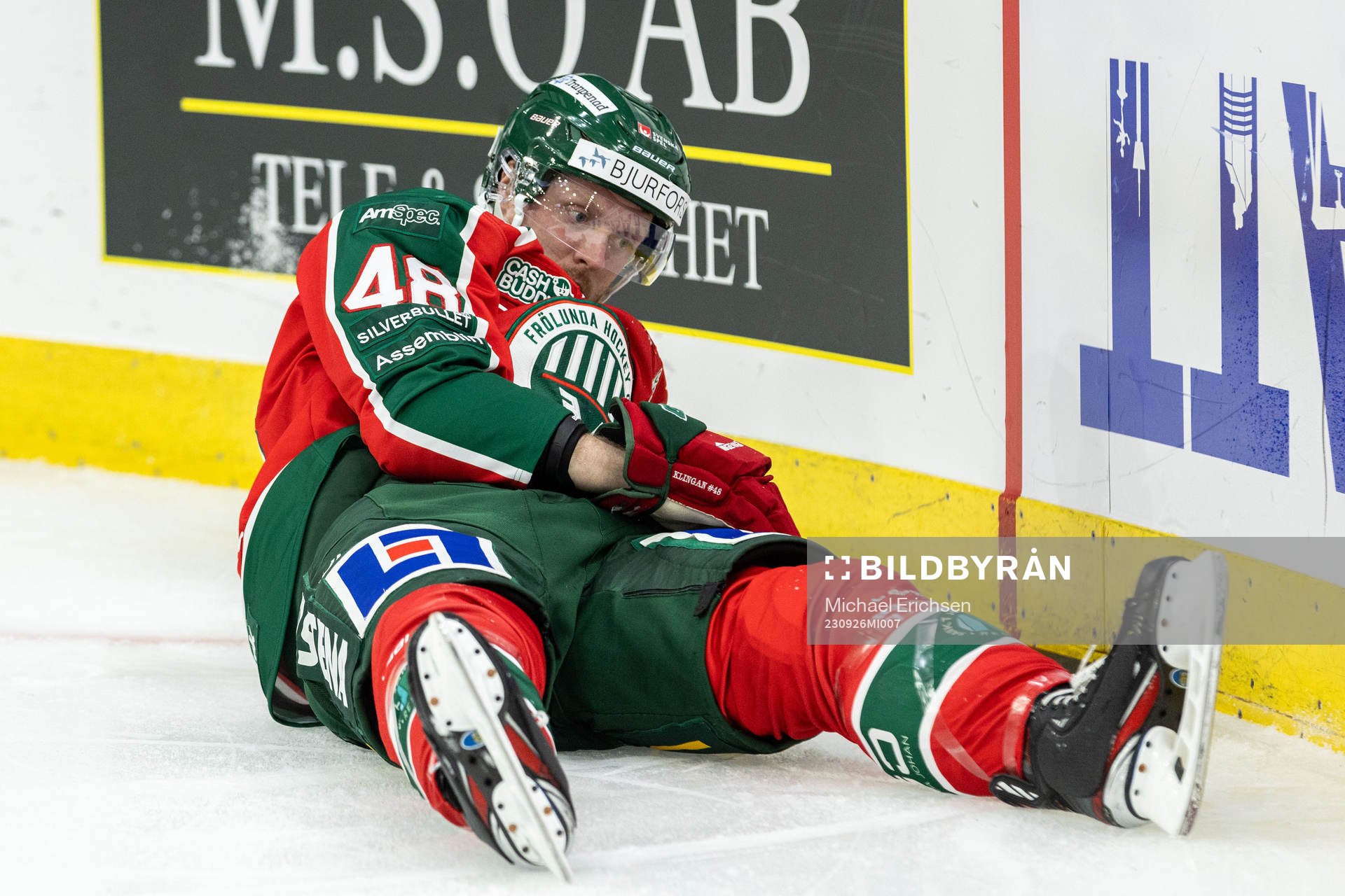 Frölundas Carl Klingberg har ont