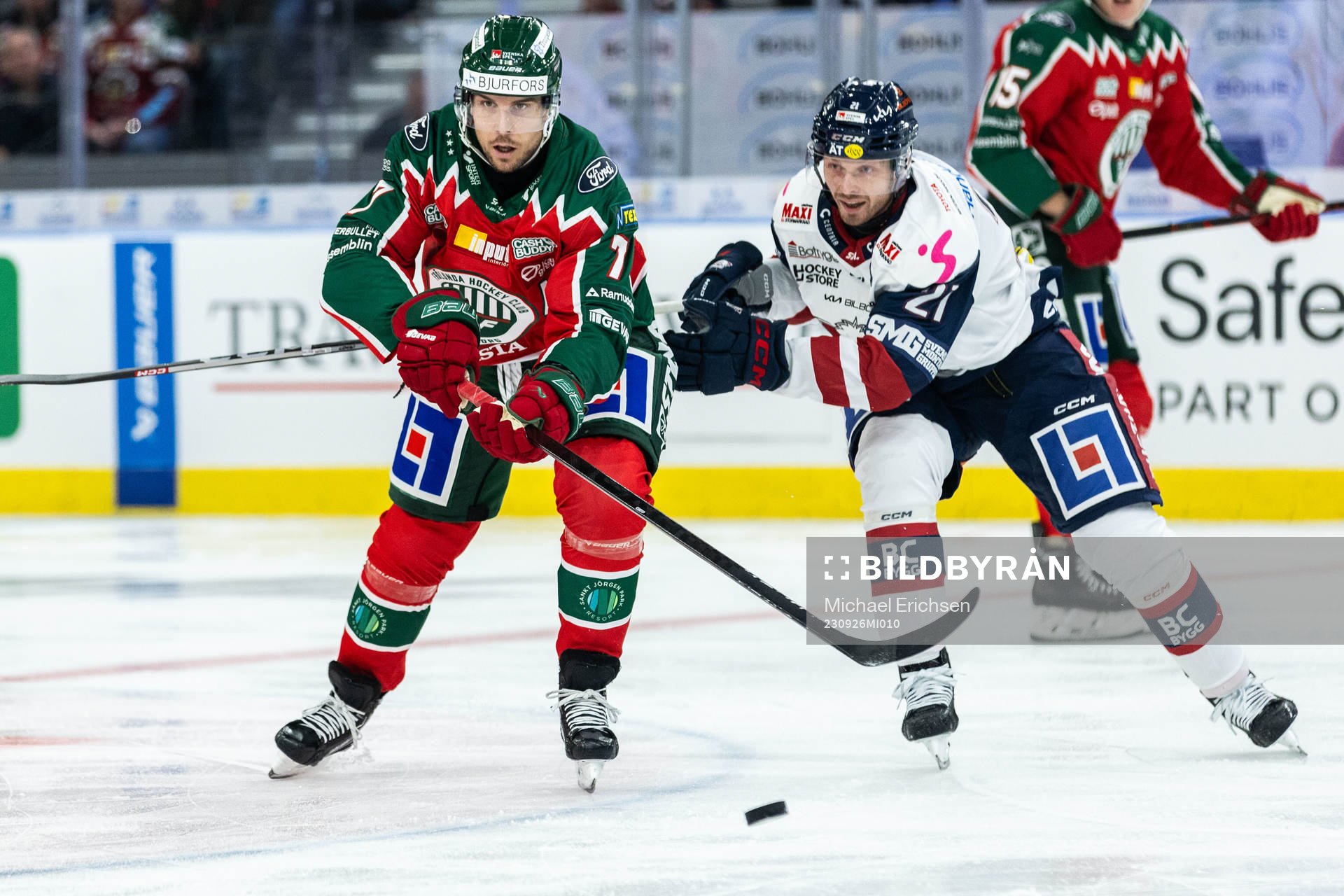 Frölundas Henrik Tömmernes och Linköpings Christoffer Ehn