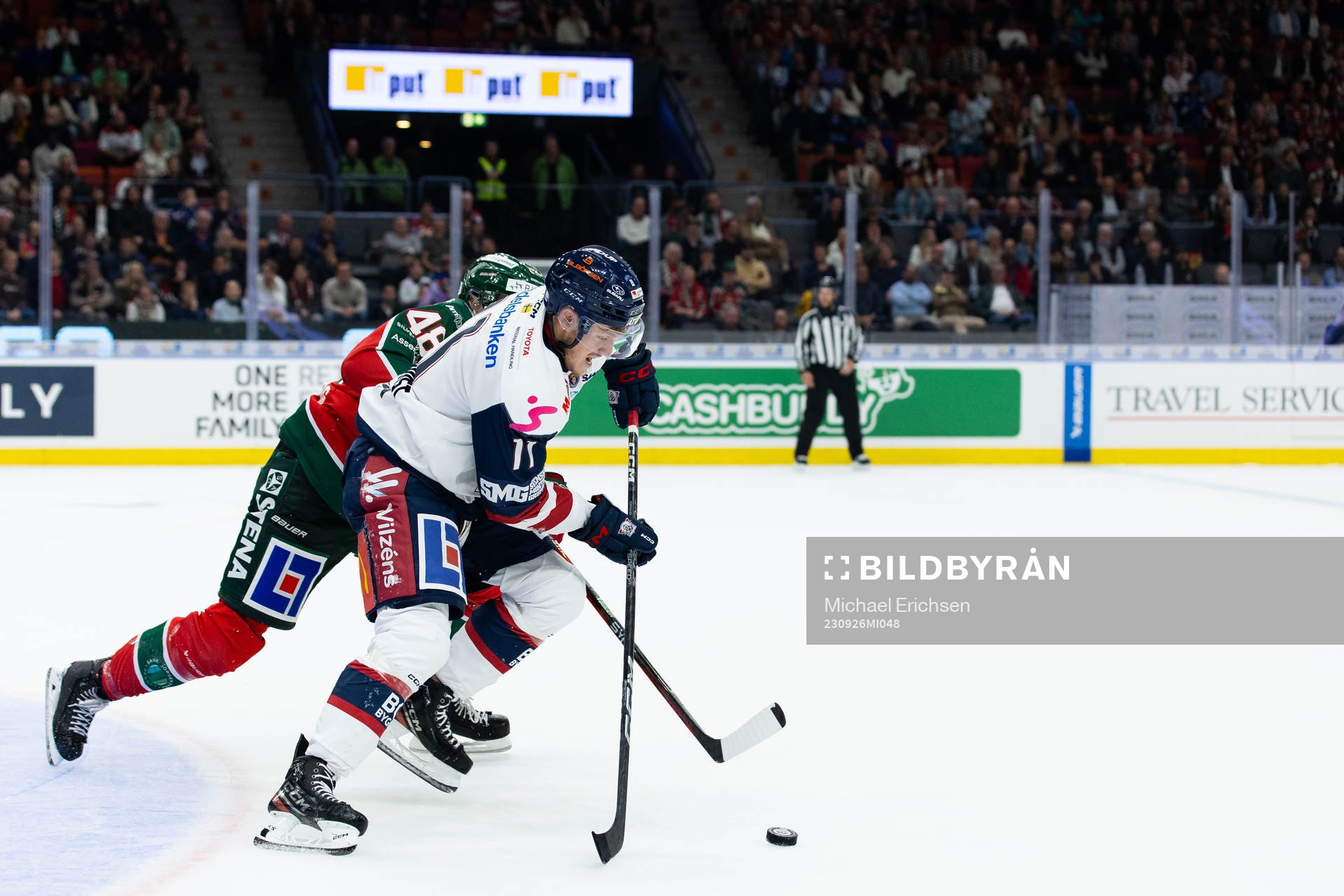 Frölundas Carl Klingberg och Linköpings Henrik Törnqvist