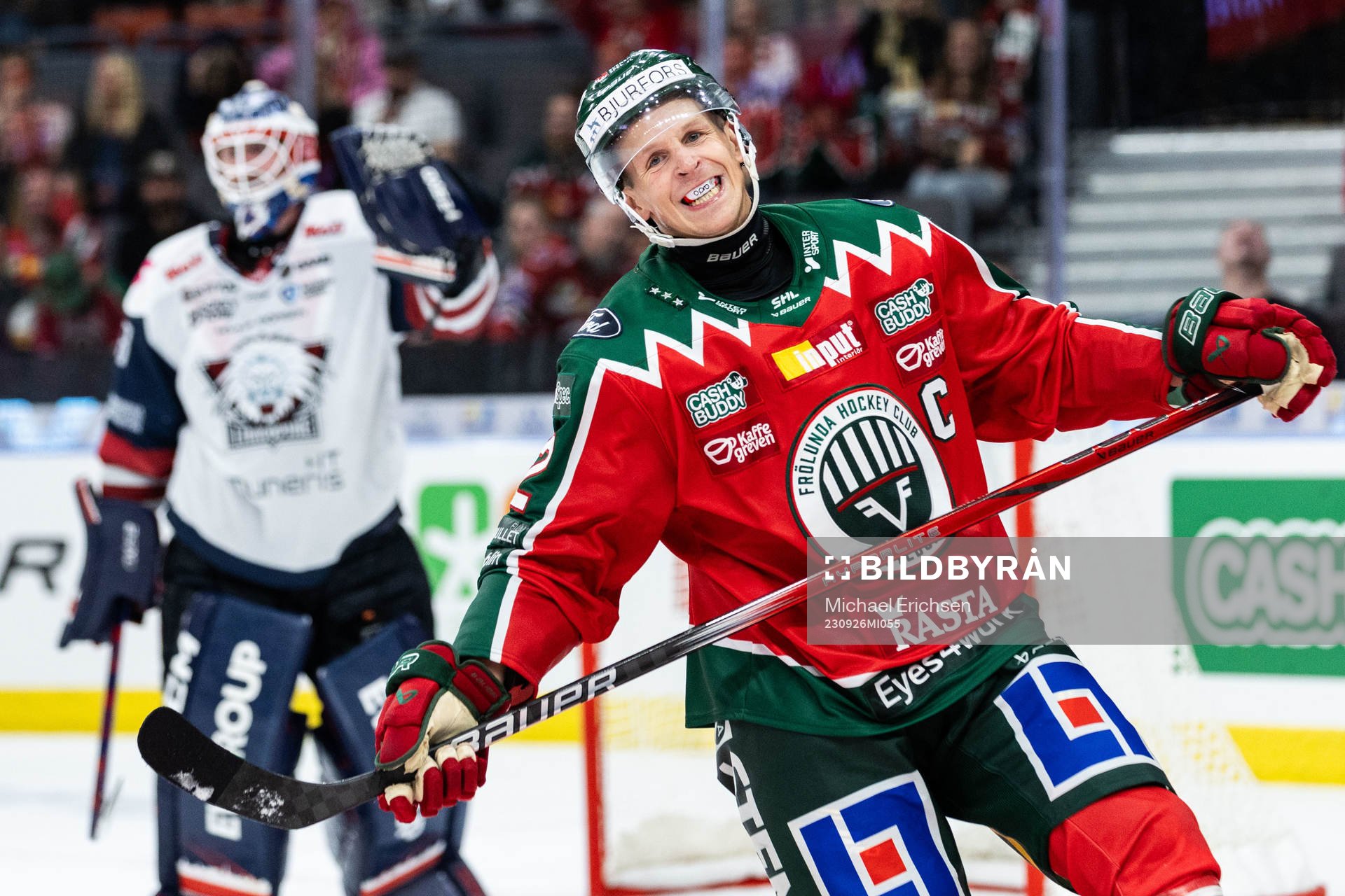 Frölundas Max Friberg deppar