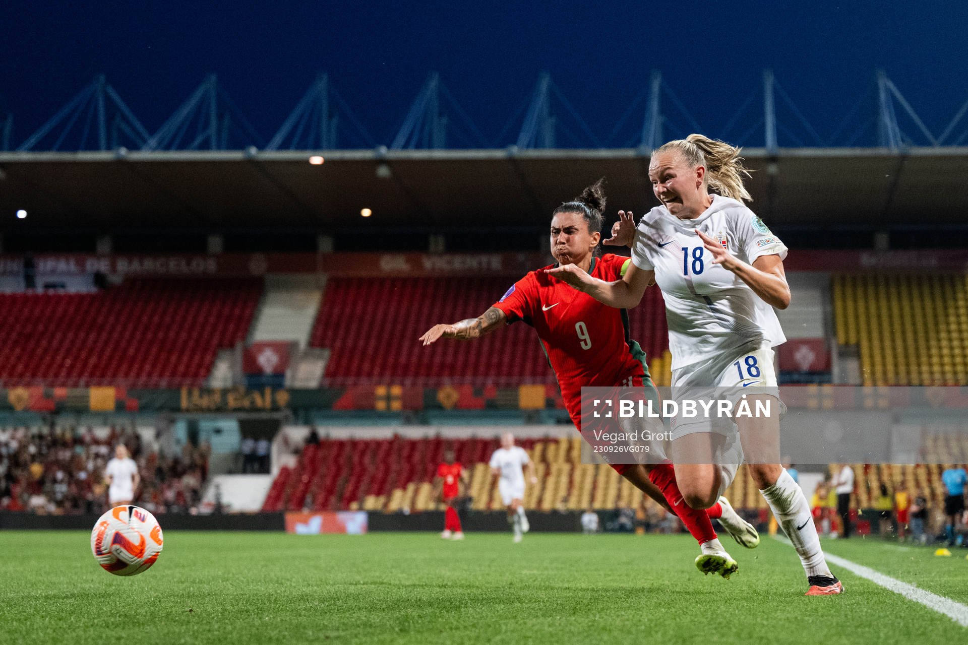 Ana Borges of Portugal and Frida Maanum of Norway