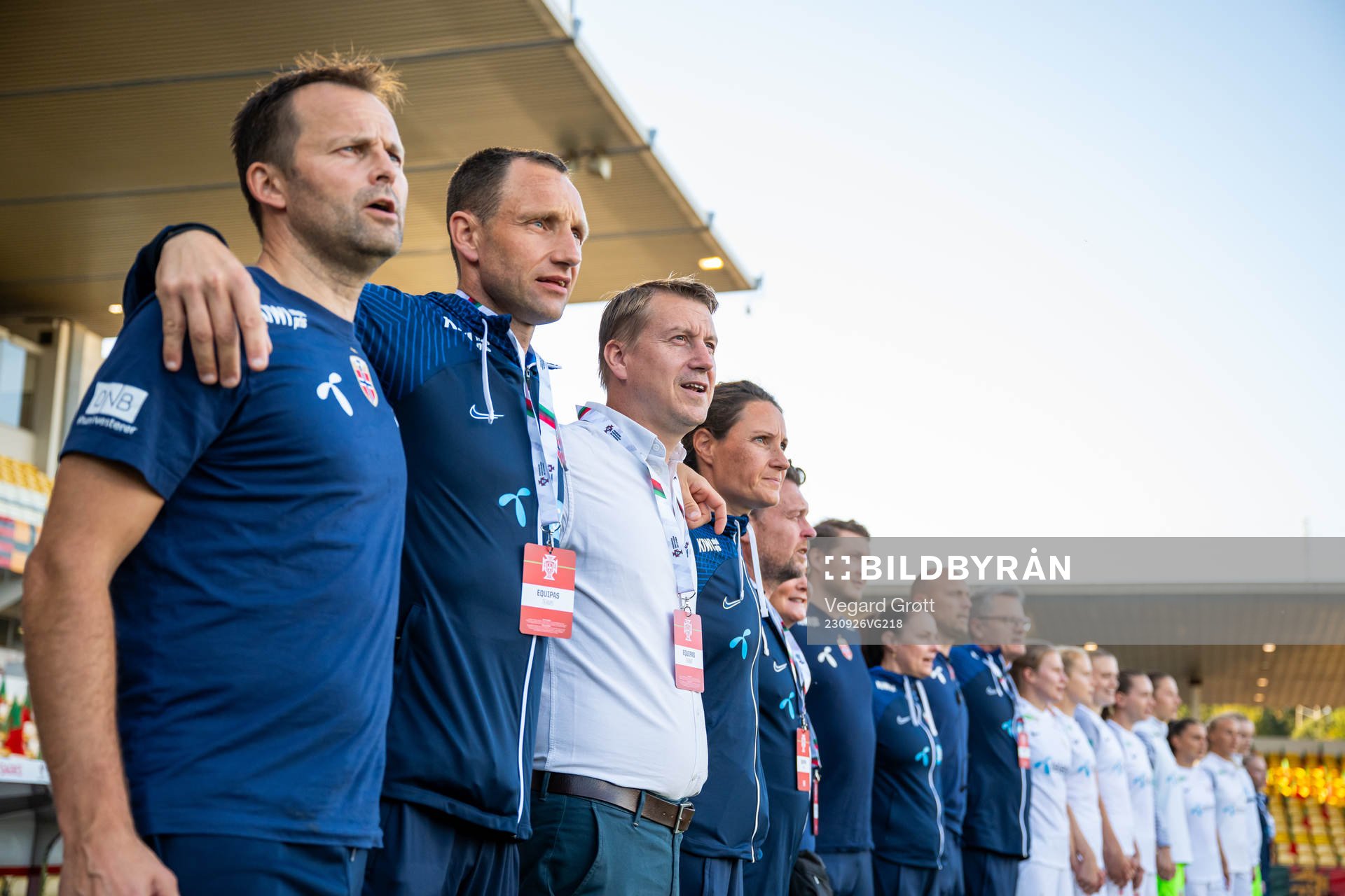Jon Knudsen, goalkeeper coach, Terje Skjeldestad, assistant