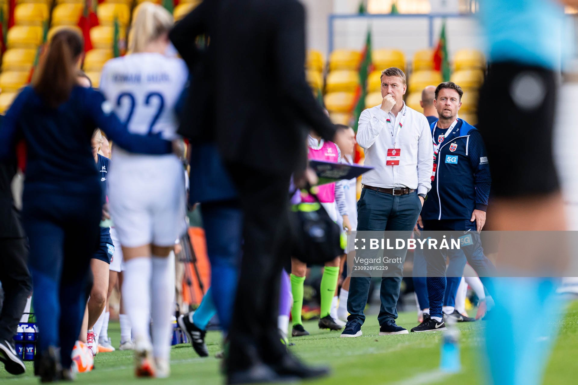 Leif Gunnar Smerud, head coach, and Bård Homstøl, coach