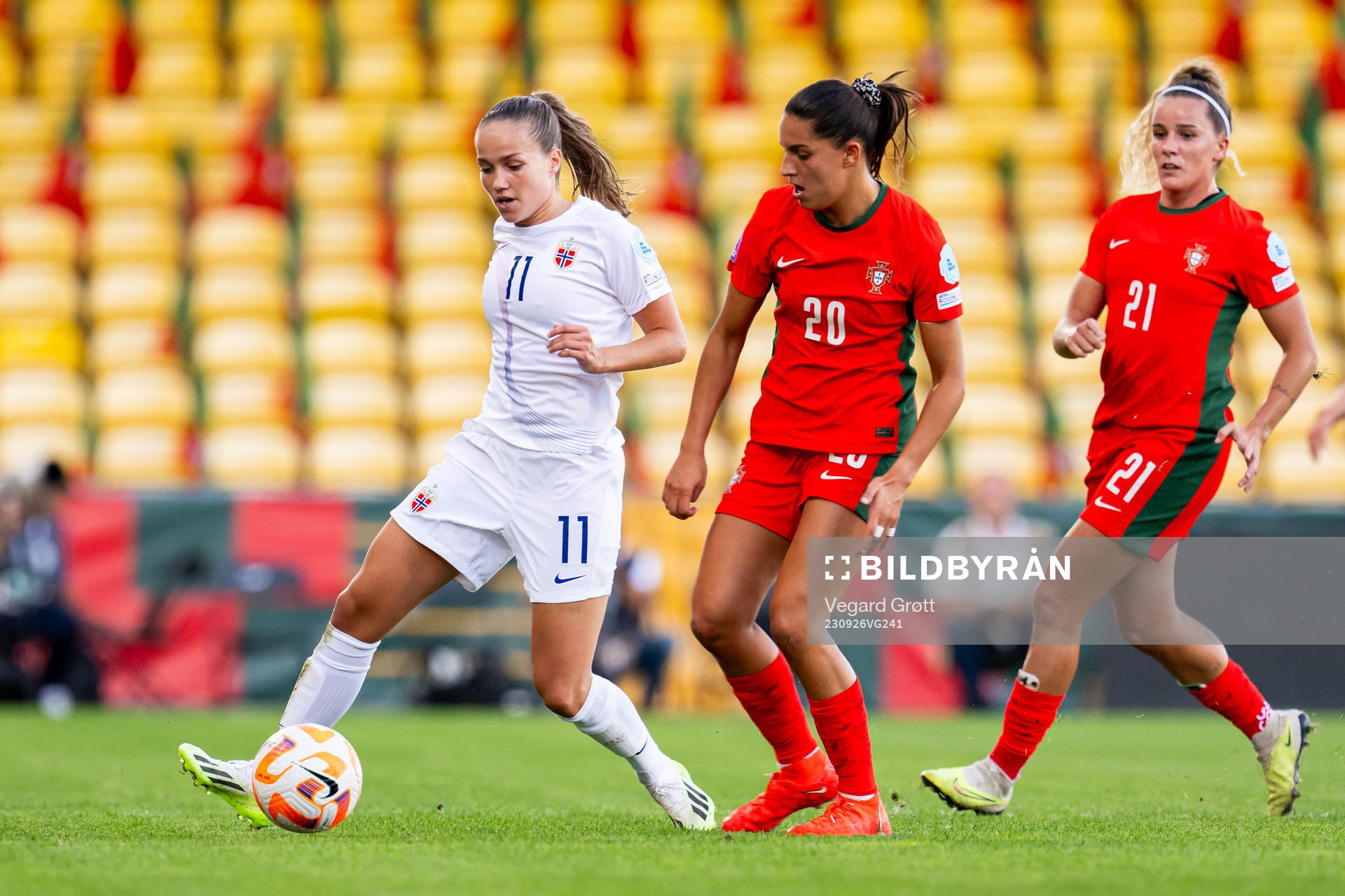 Guro Reiten of Norway, Francisca Nazareth of Portugal and