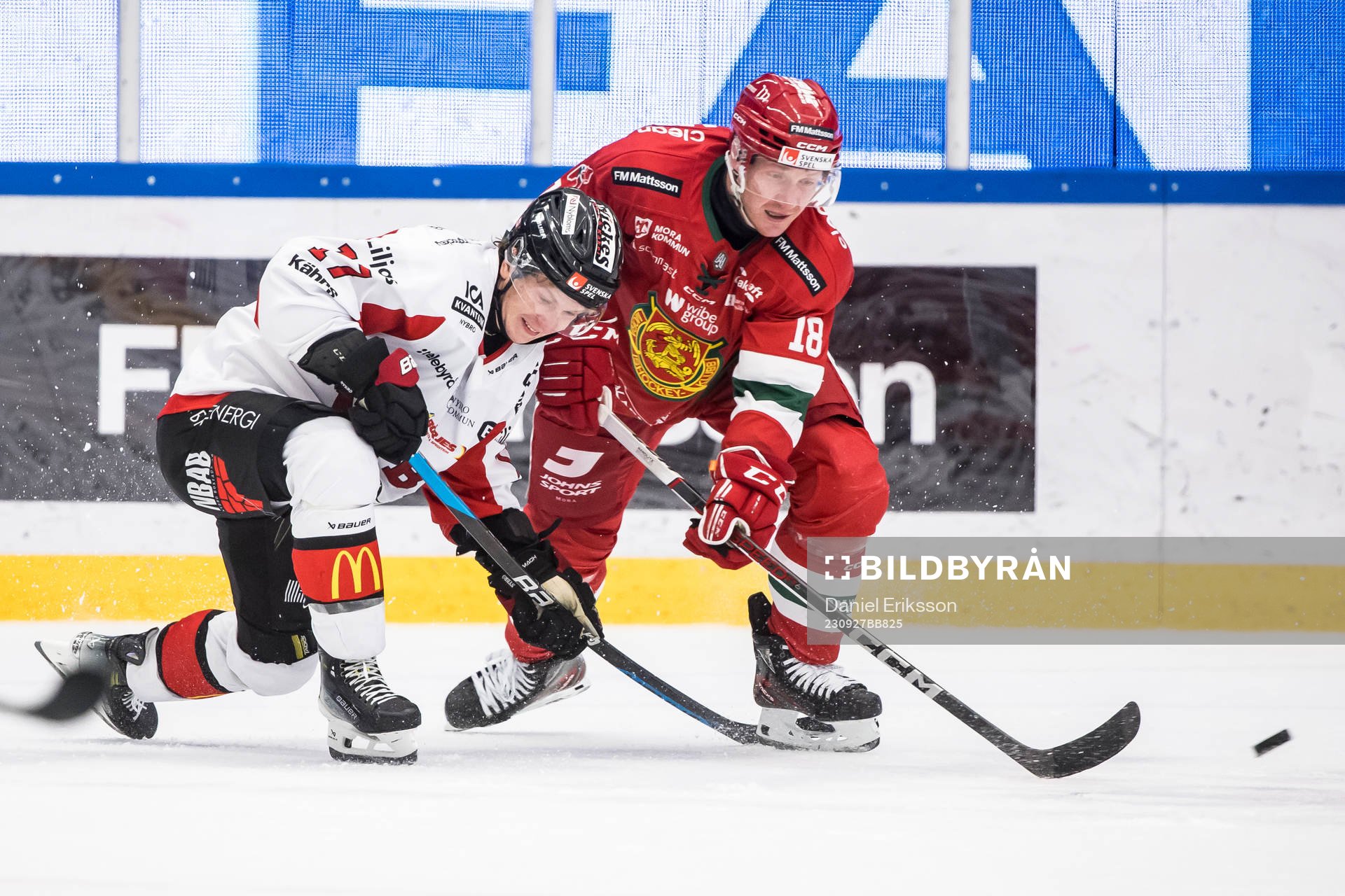 Nybros Rihards Marenis och Moras Henrik Eriksson
