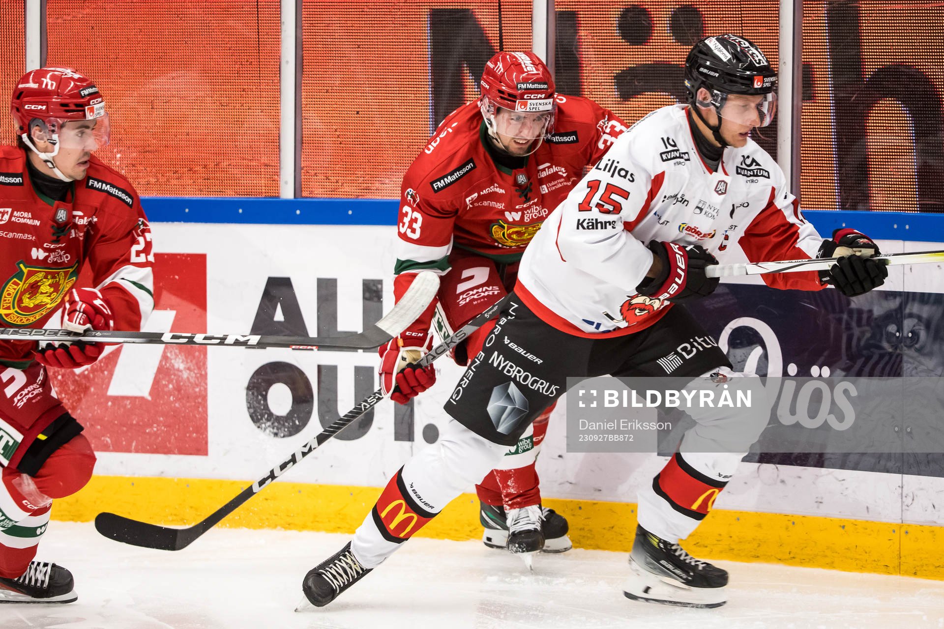 Moras William Pethrus  och Nybros Adam Persson