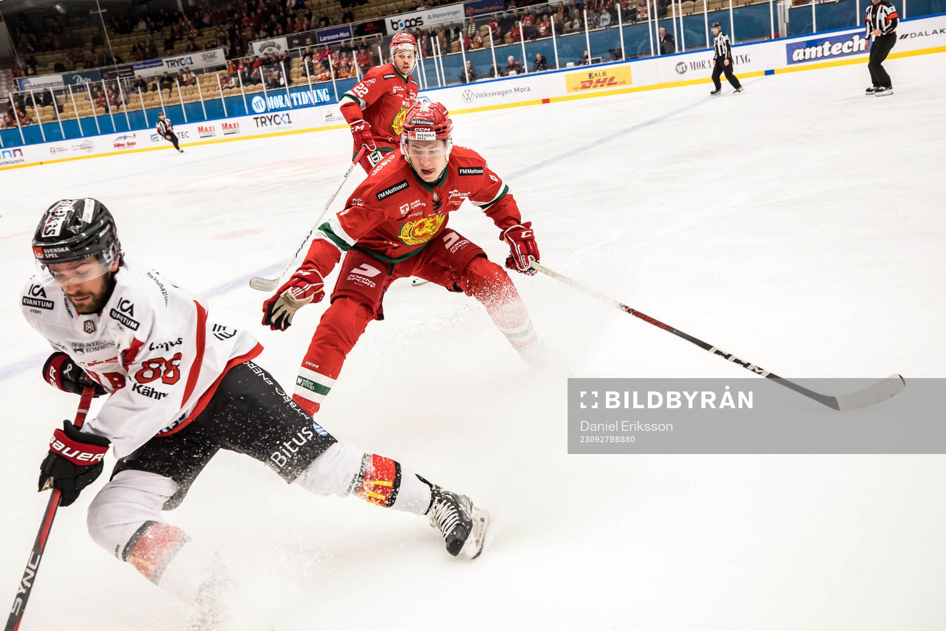 Nybros Alexander Tonge och Moras Oskar Tängerby