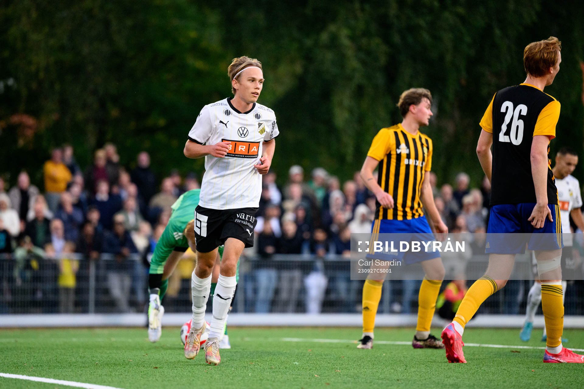 BK Häckens Pontus Dahbo jublar