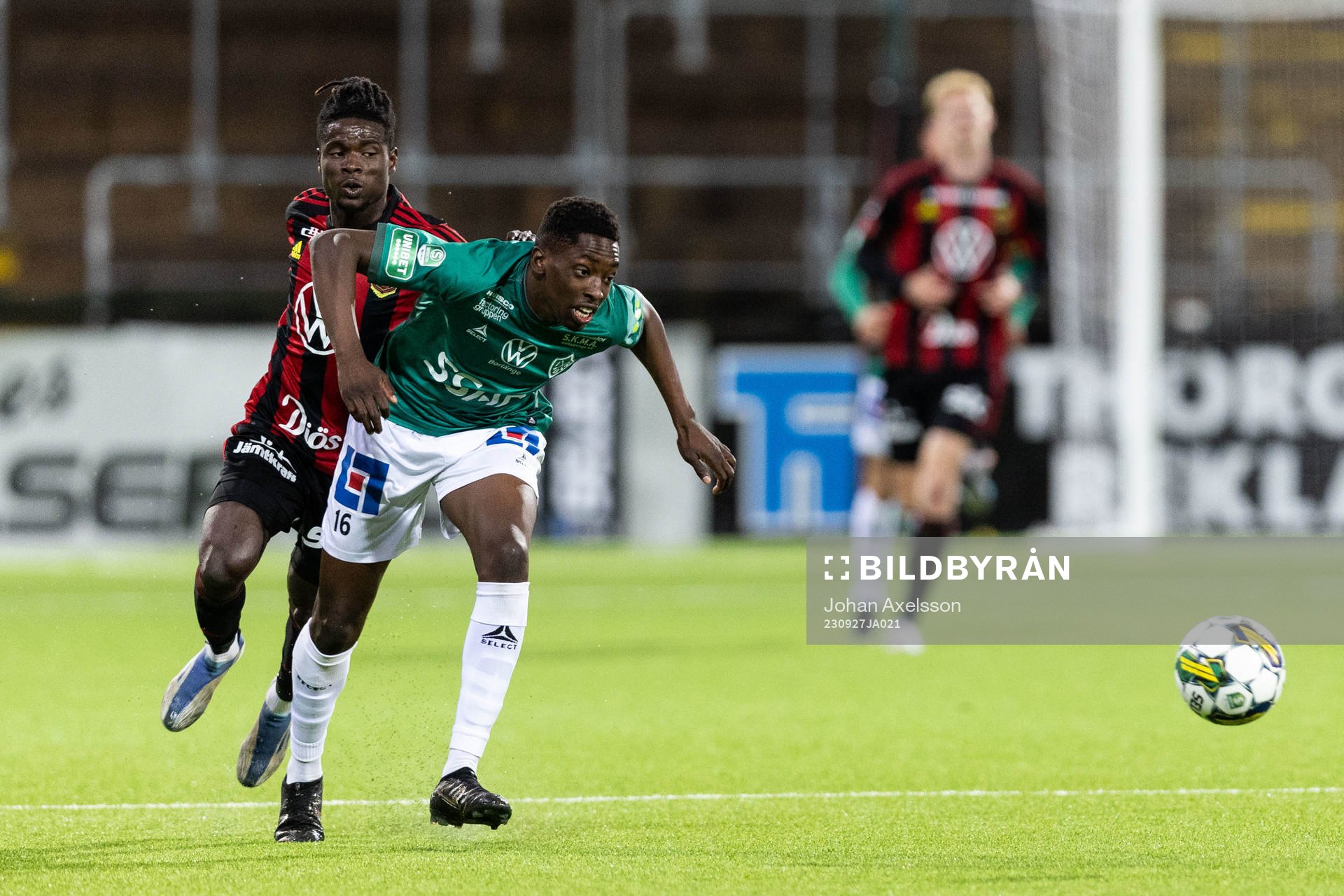 Östersunds Yannick Armel Assiedou Adjoumani och Brages
