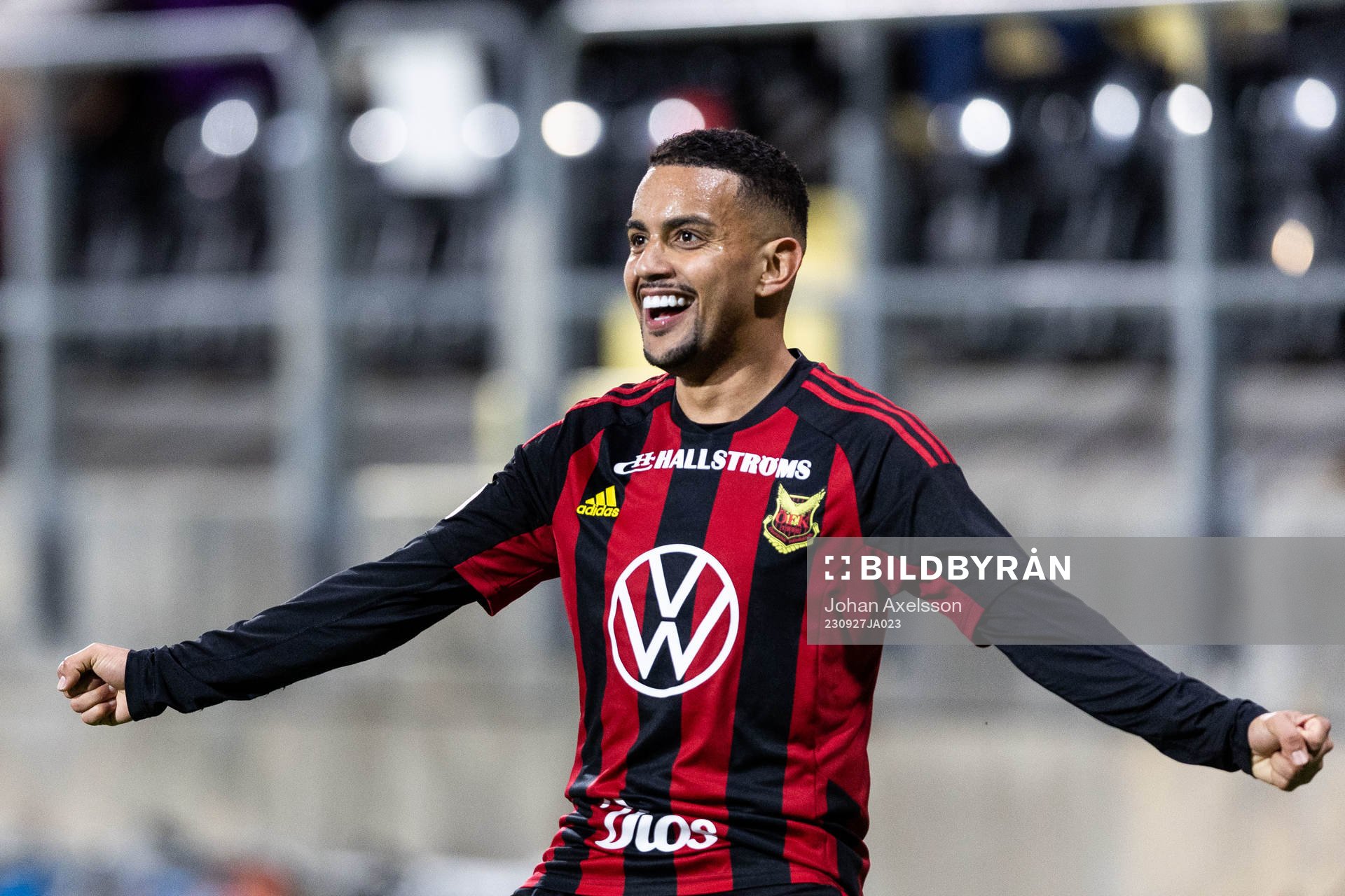 Östersunds Erick Brendon Pinheiro da Silva jublar