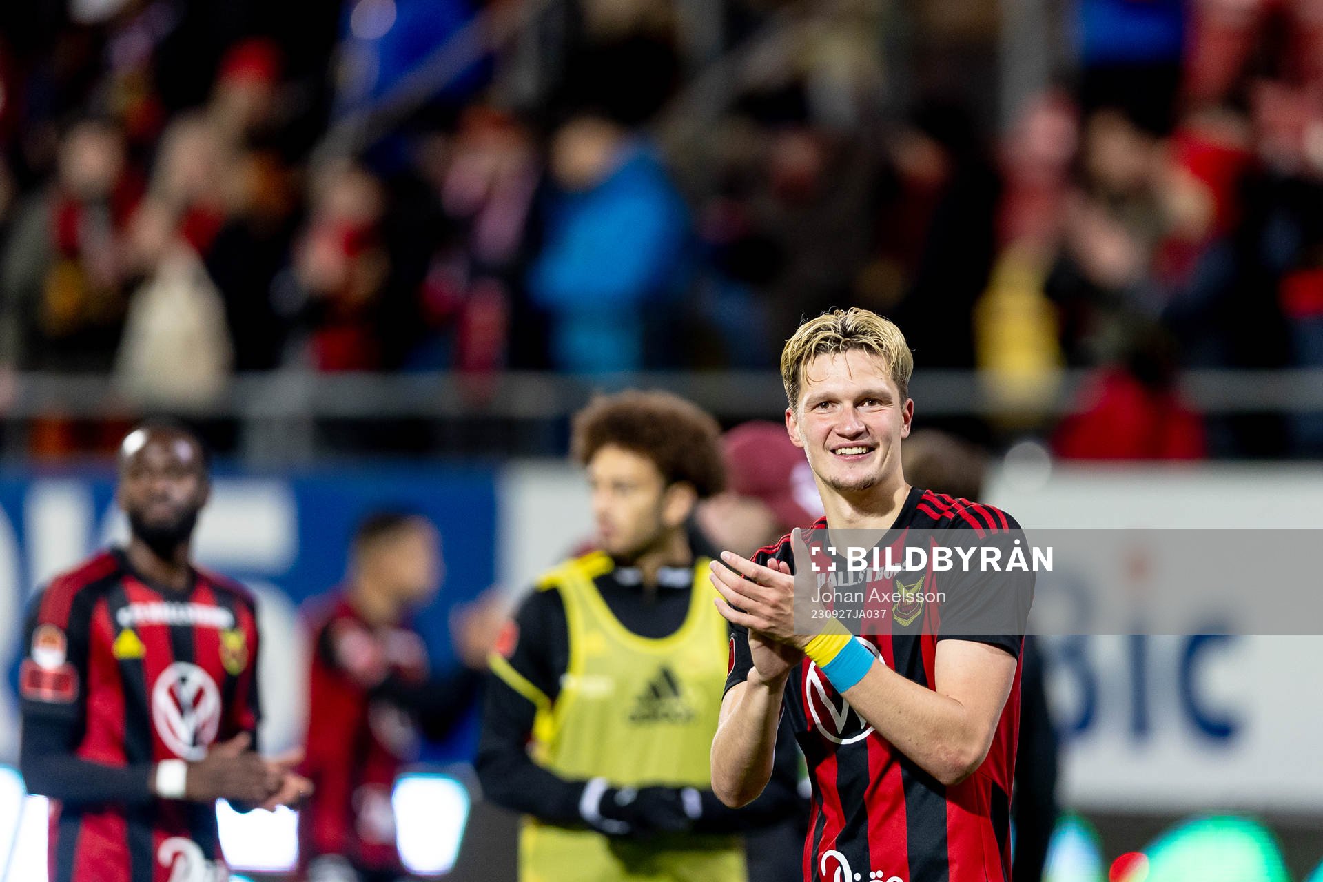 Östersunds Myroslav Mazur jublar