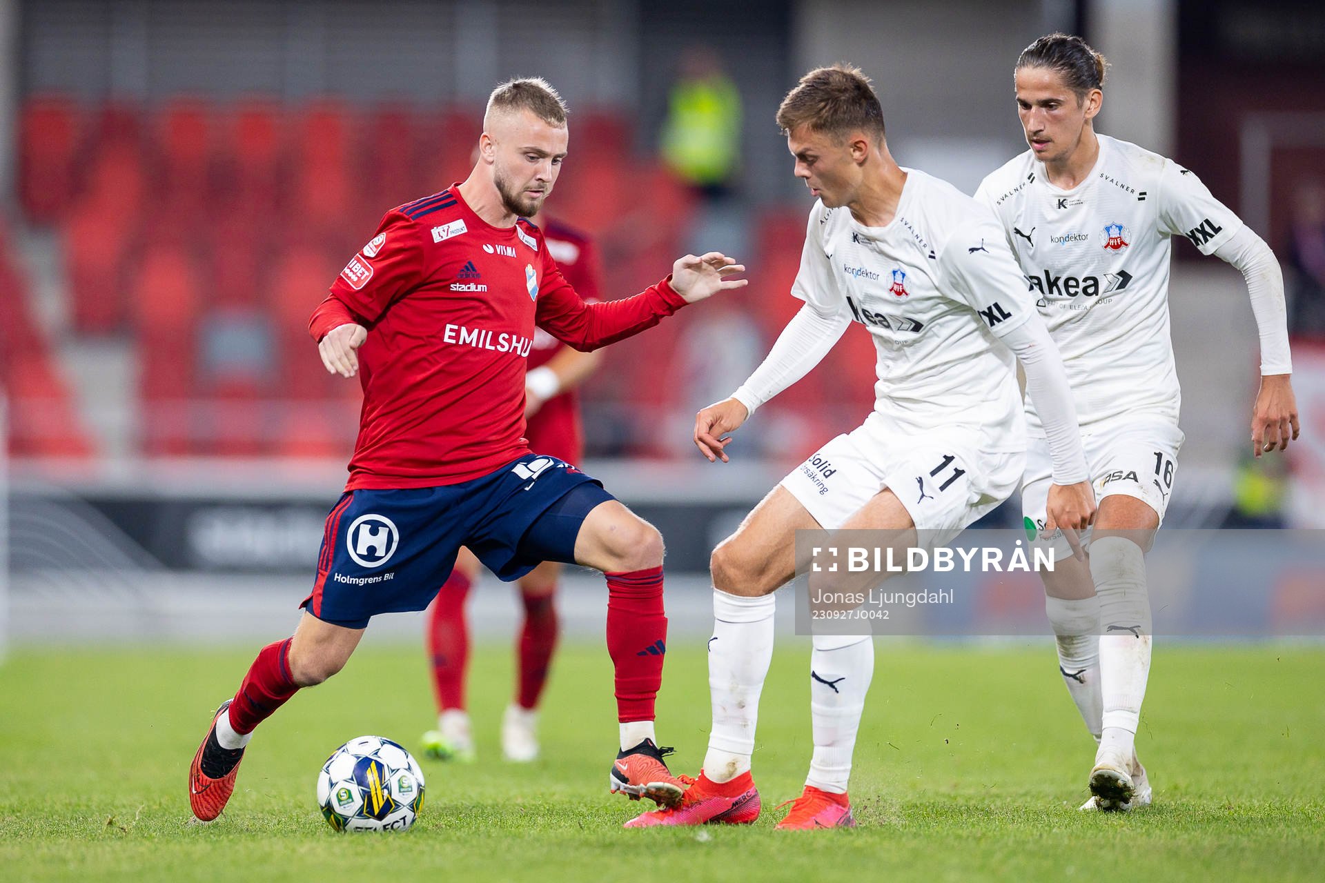 Östers Chriss-Albin Mörfelt och Helsingborgs Erik Ring