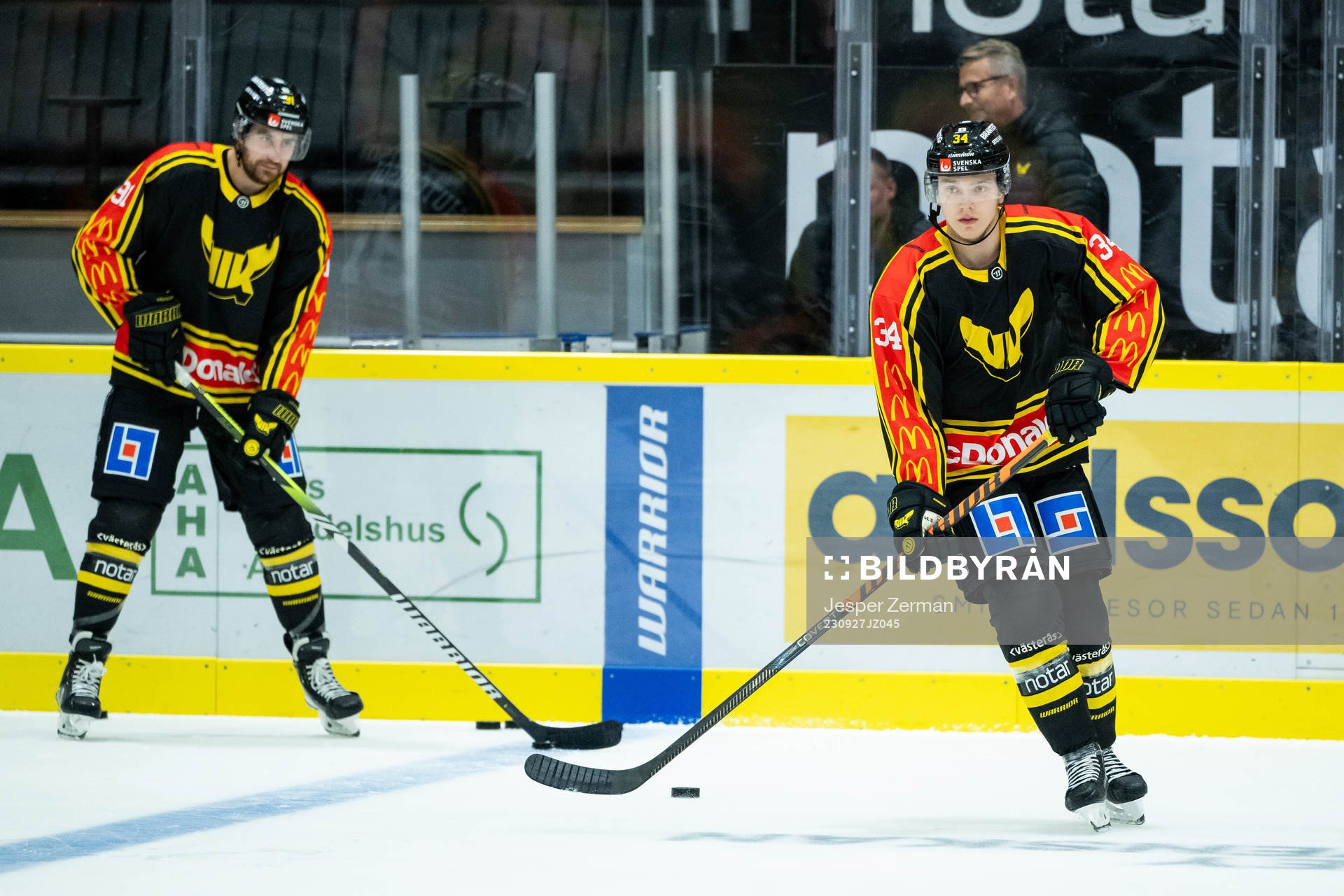 Västerås Nicholas Hutchison och Kalle Loponen