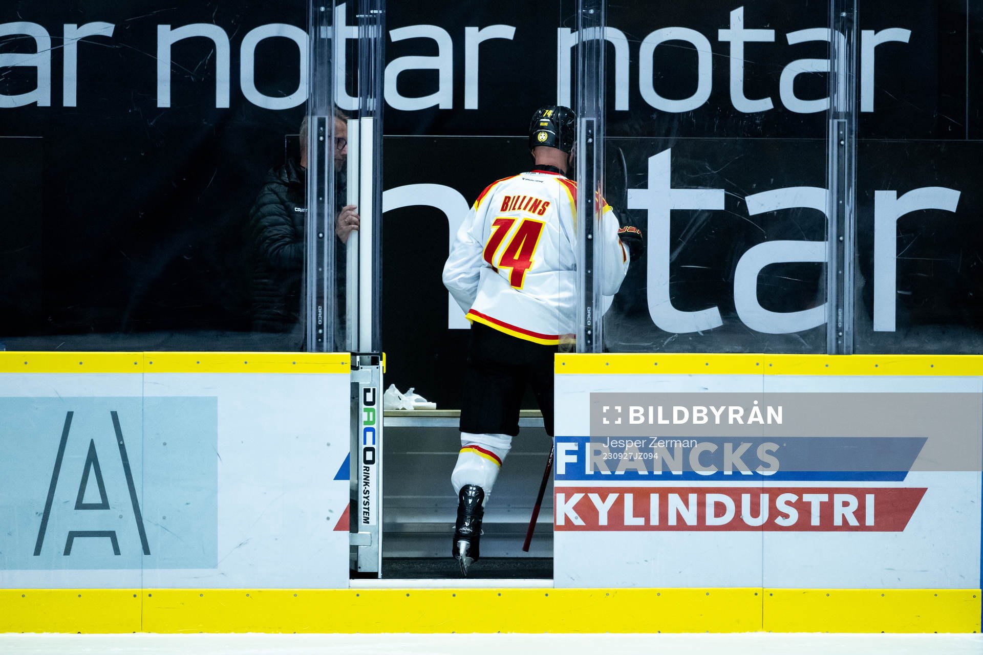 Brynäs Chad Billins sätter sig i utvisningsbåset