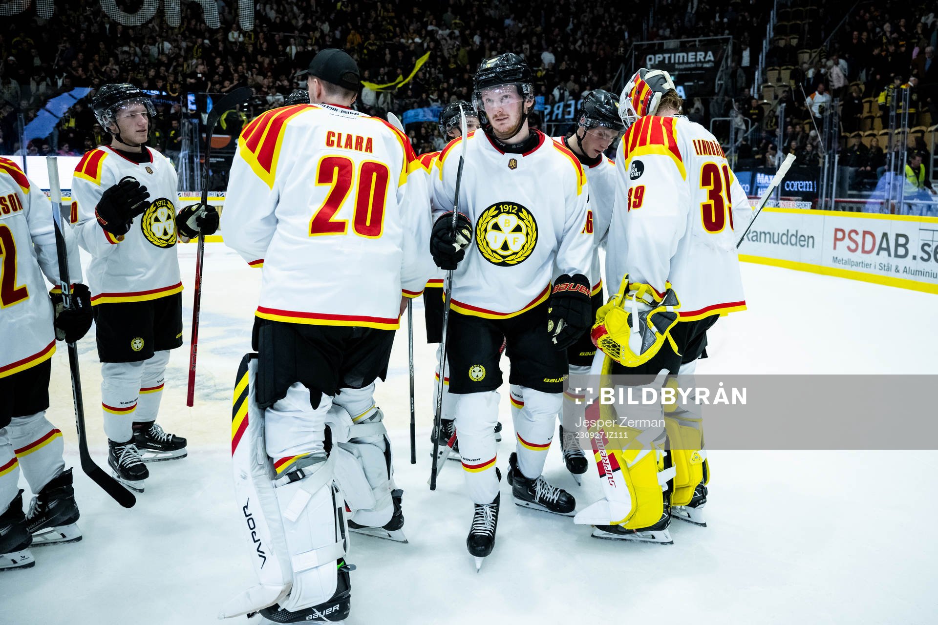 Brynäs Oskar Kvist jublar