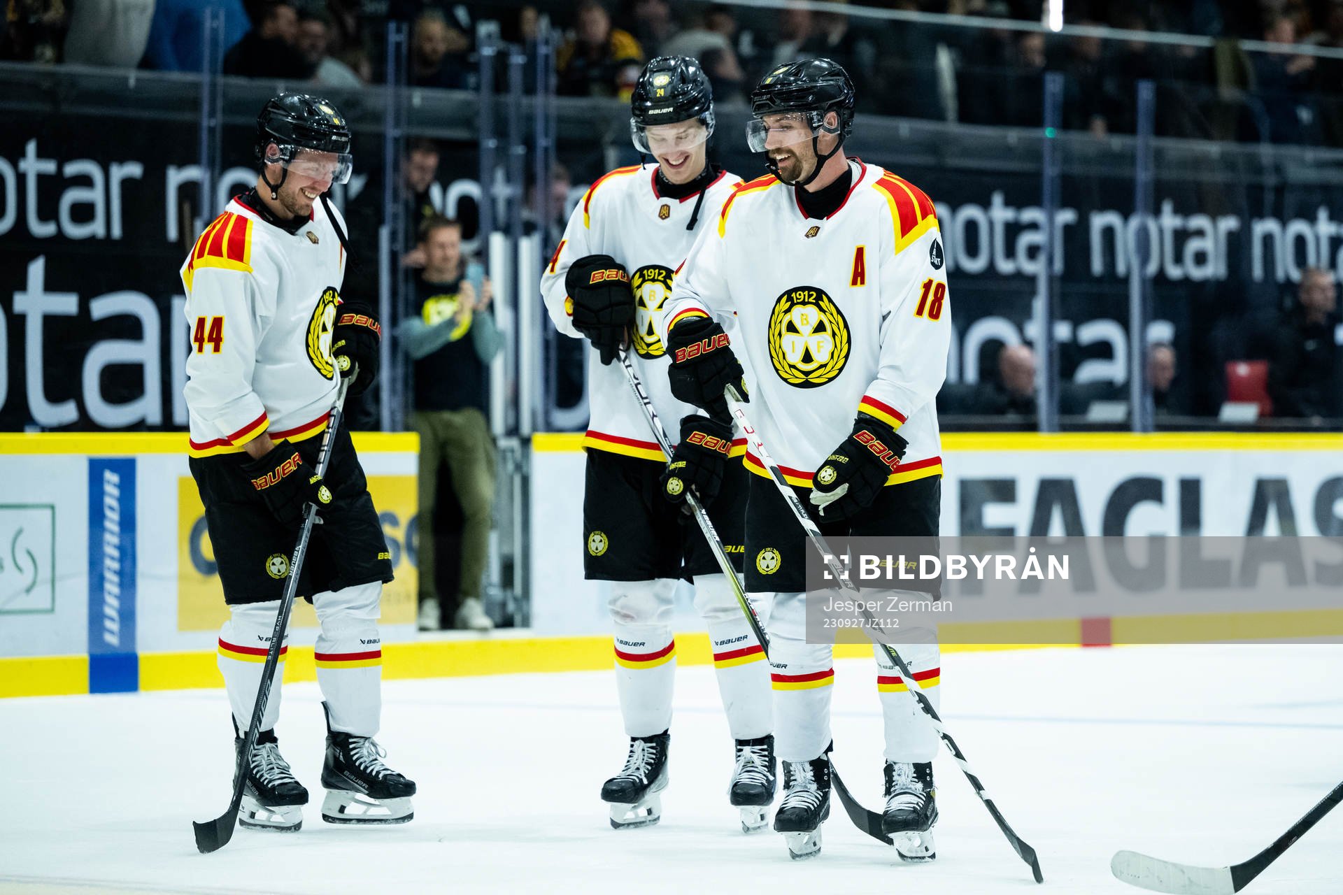 Brynäs Jacob Blomqvist, Linus Lindblom och Anton Rödin