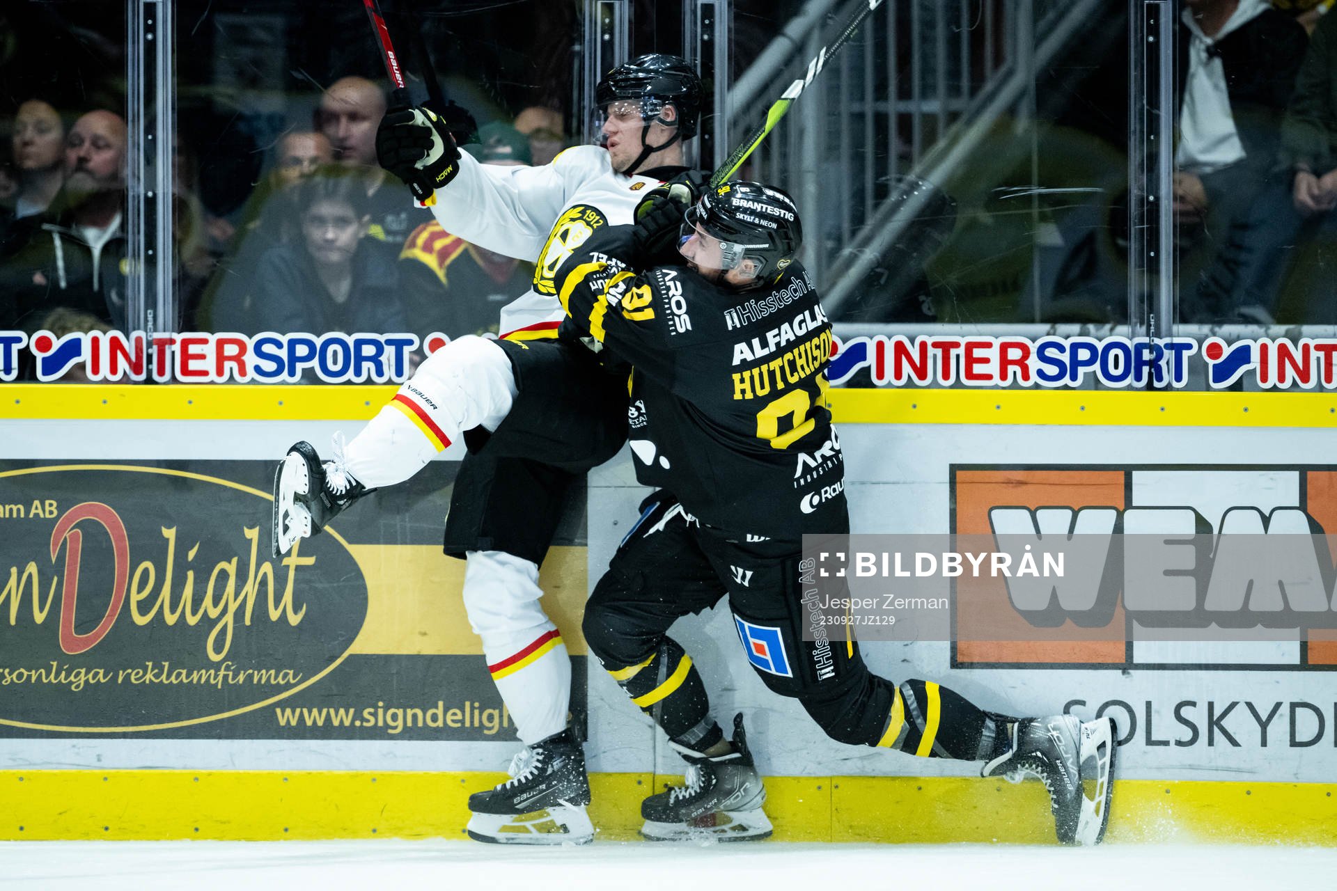 Brynäs Linus Ölund och Västerås Nicholas Hutchison