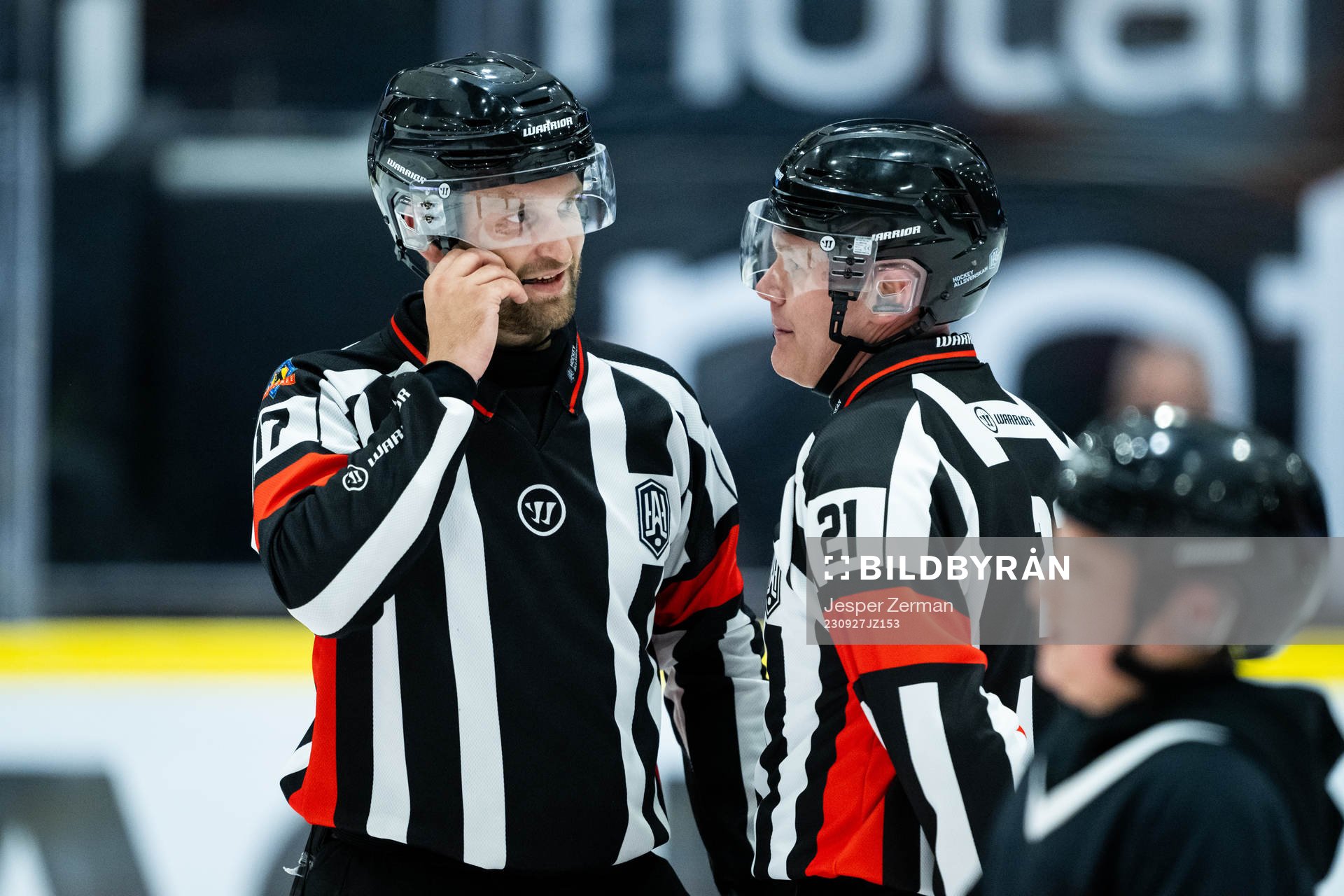 Domare Niklas Johansson och Anders Sandahl