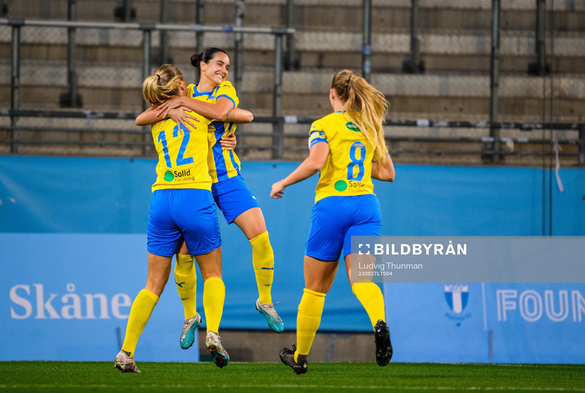 Eskilsminnes Ellen Loncar, Johanna Olsson och Julia Nyberg