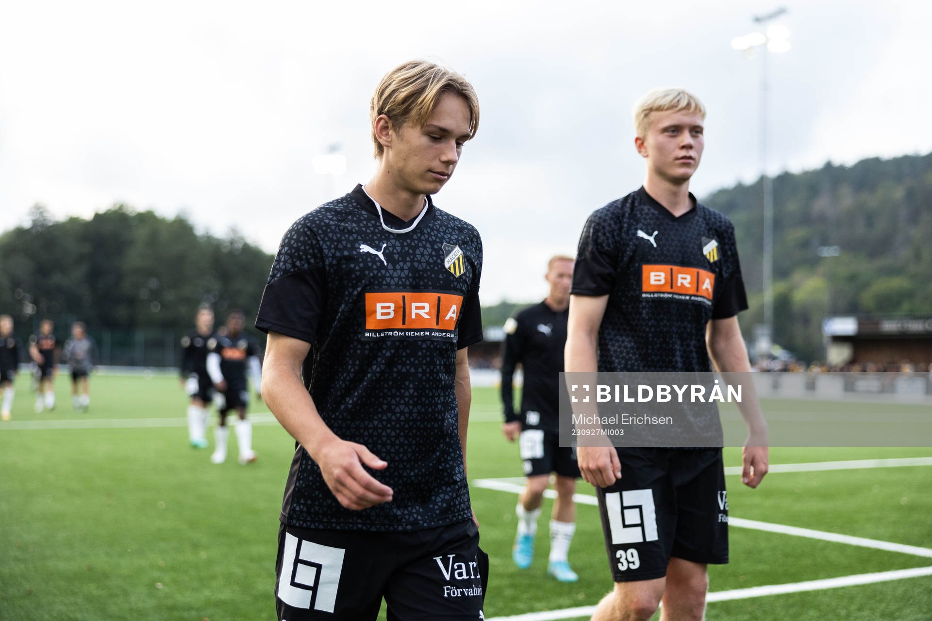 BK Häckens Pontus Dahbo och Isak Brusberg