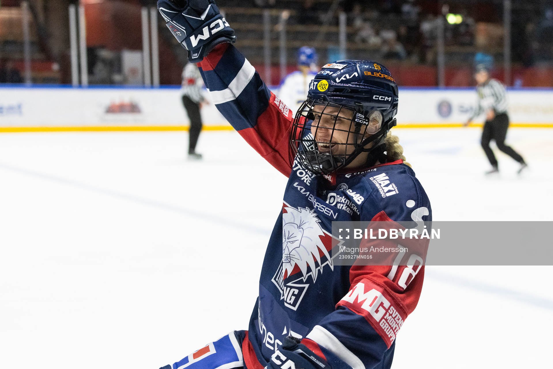Linköpings Moa Gustafsson jublar