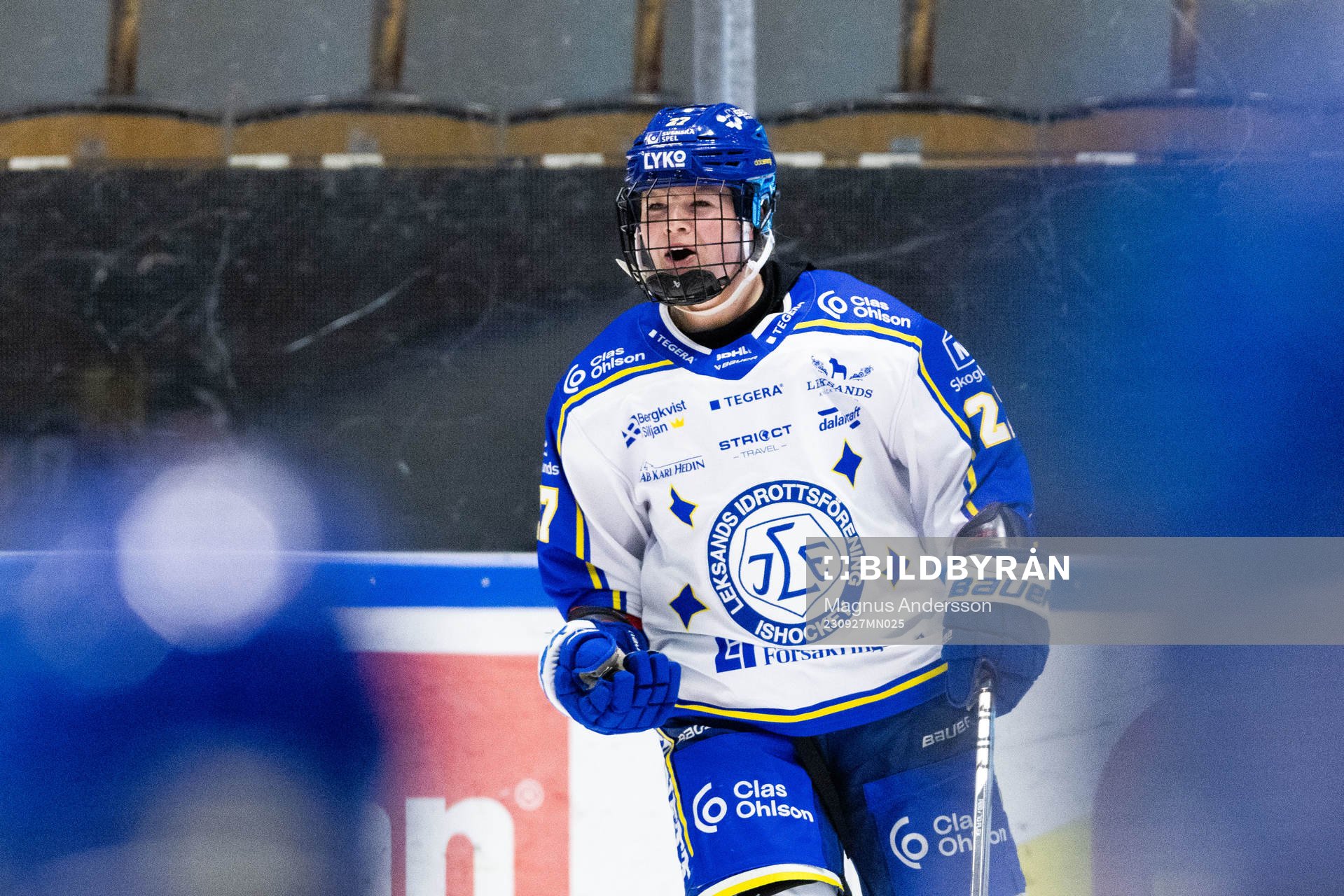 Leksands Shay Maloney jublar